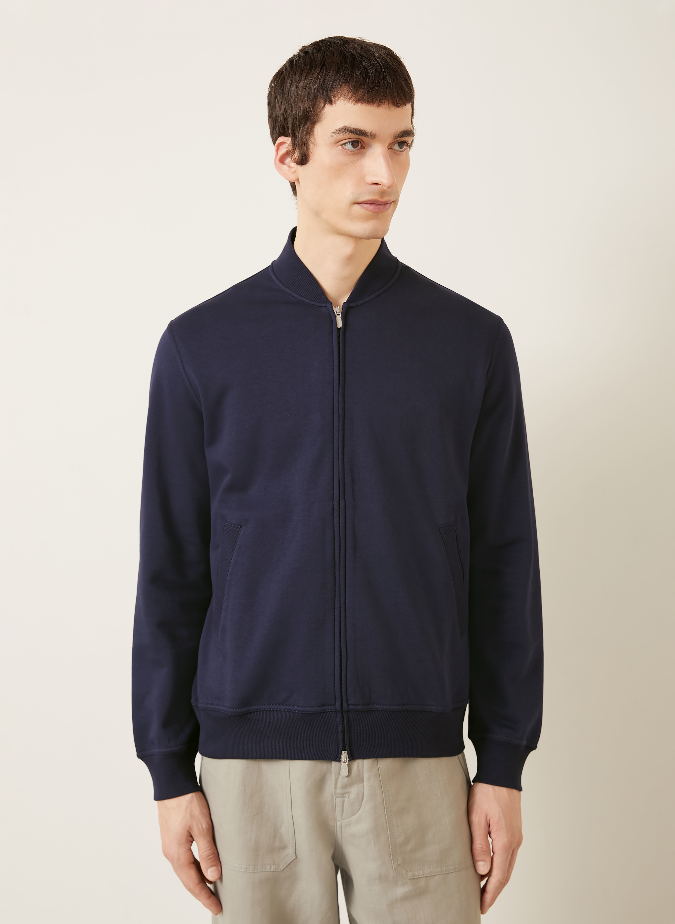 Thumbnail - Brunello Cucinelli Sweatjacke blau