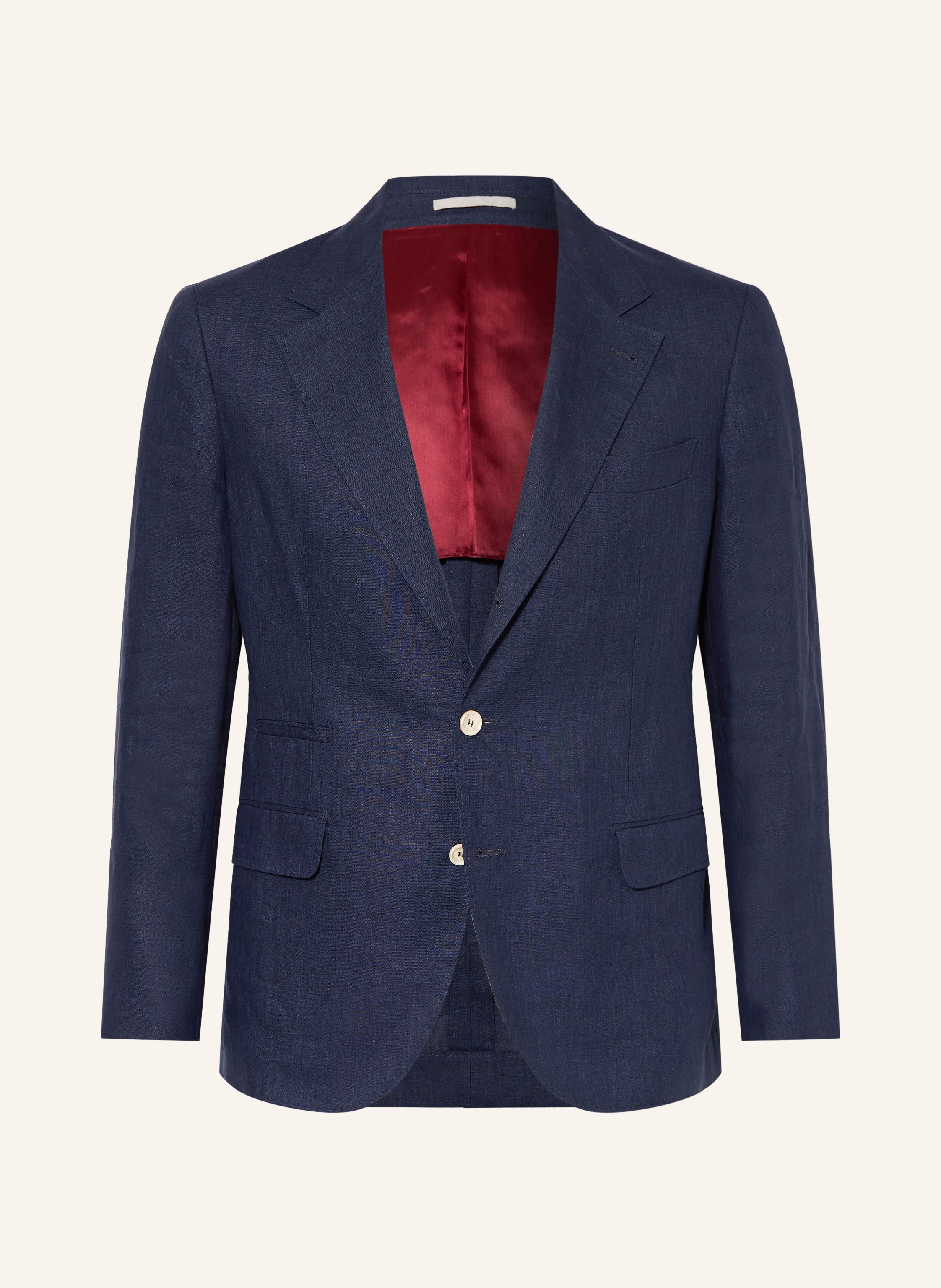 Brunello Cucinelli Brunello Cucinelli Anzugsakko Extra Slim Fit Aus Leinen blau in C009 Navy