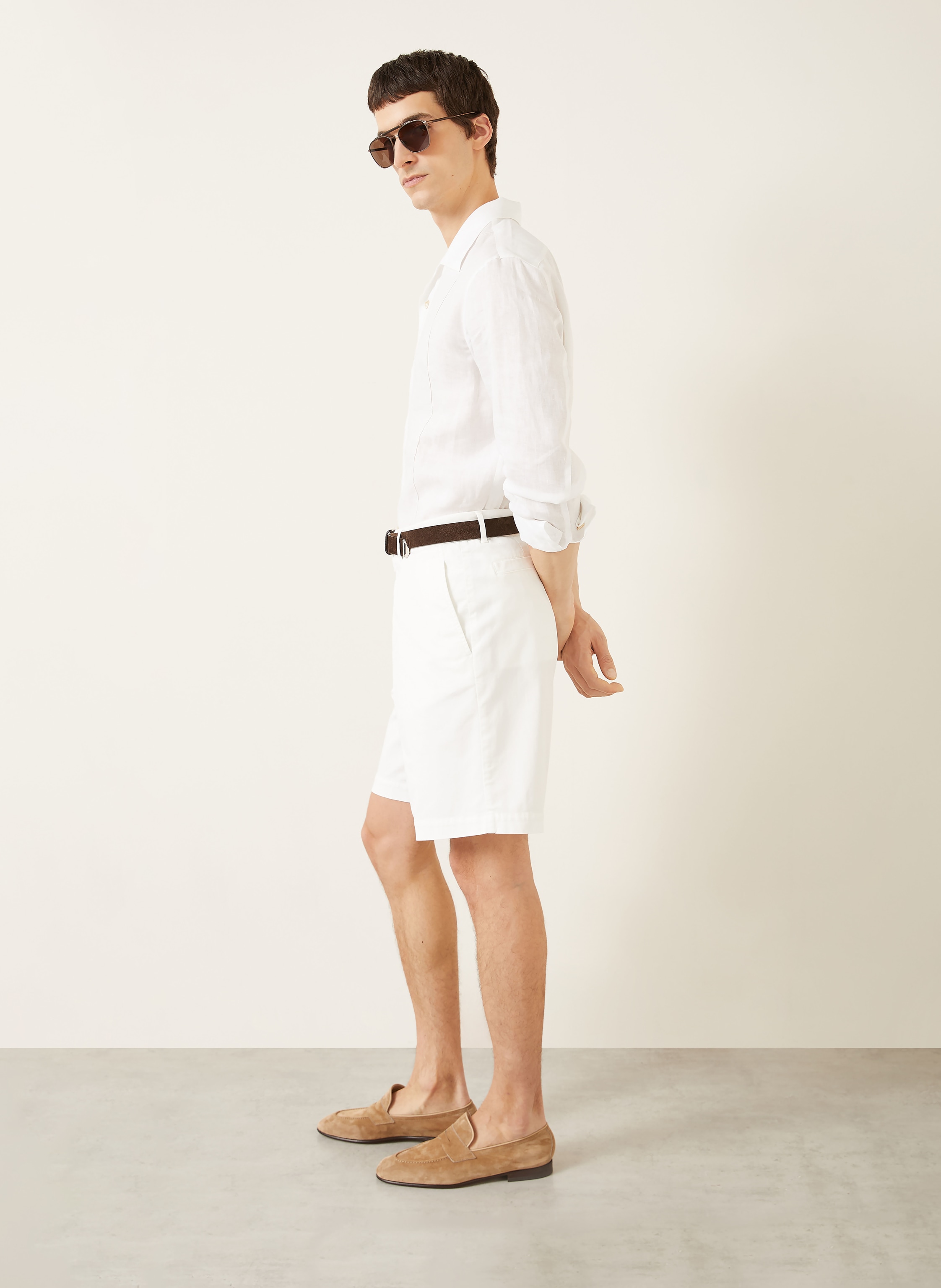 Thumbnail - Brunello Cucinelli Chinoshorts weiss