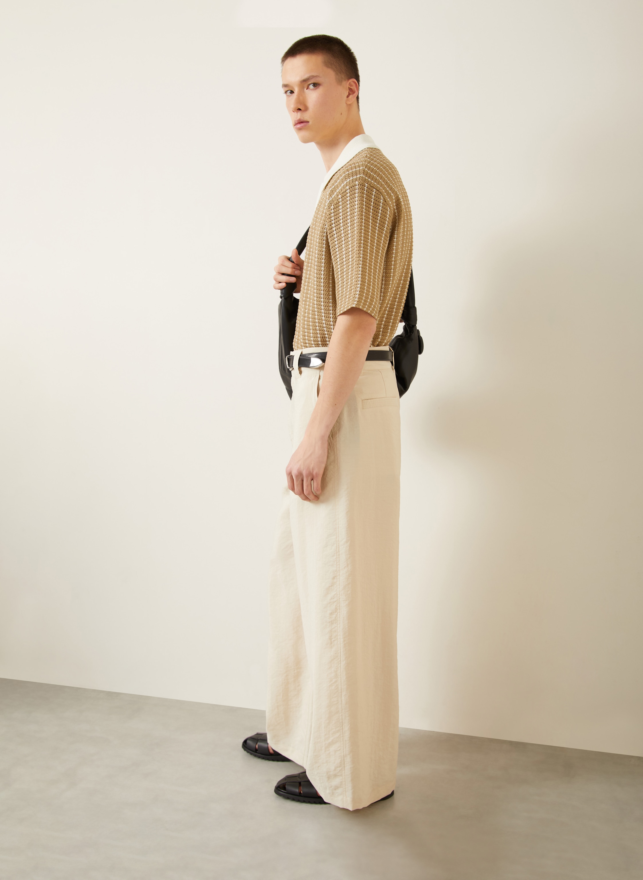 Thumbnail - Lemaire Seidenhose Regular Fit weiss