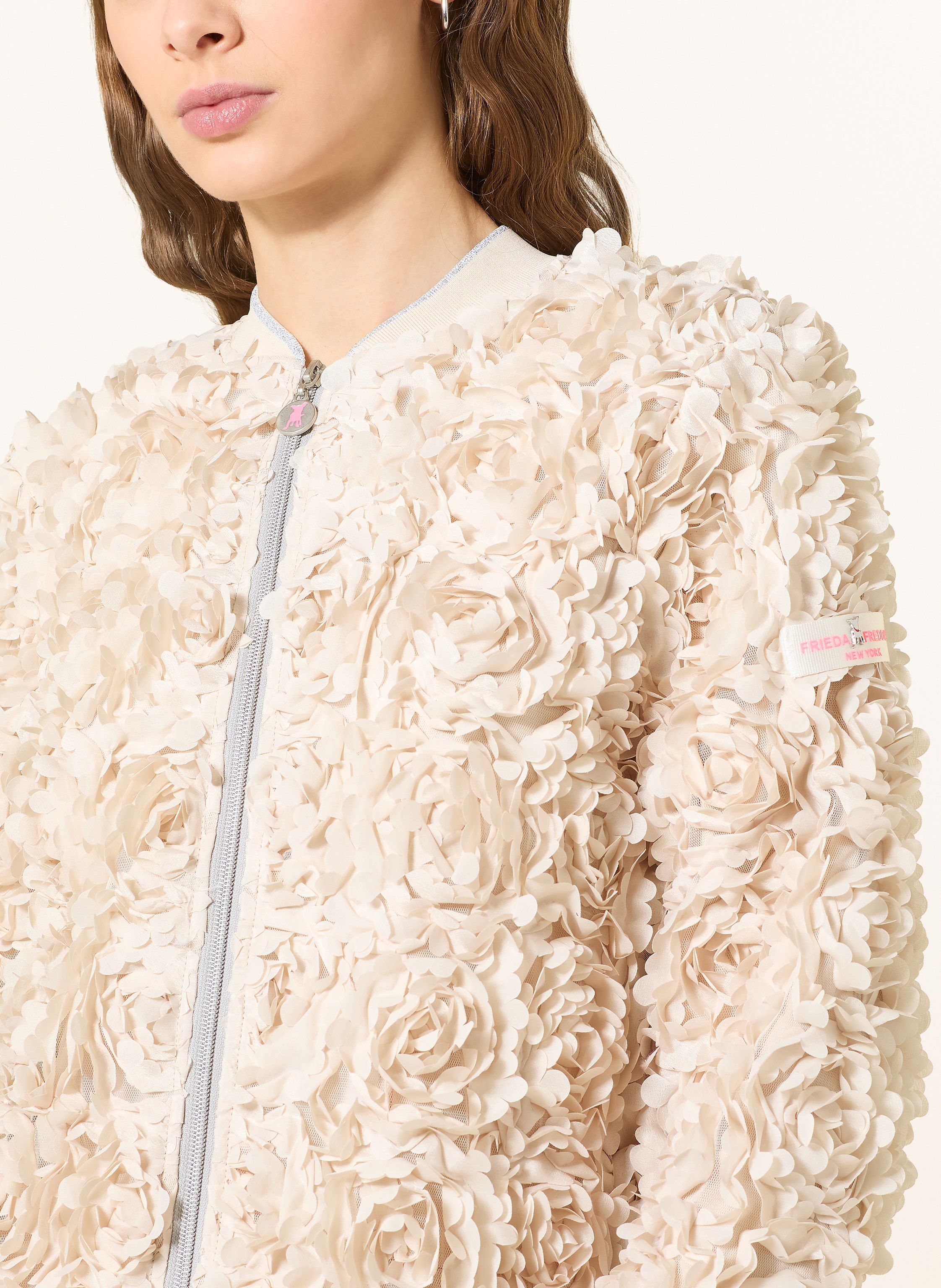 Thumbnail - Frieda & Freddies Jacke Jade Mit Pailletten weiss