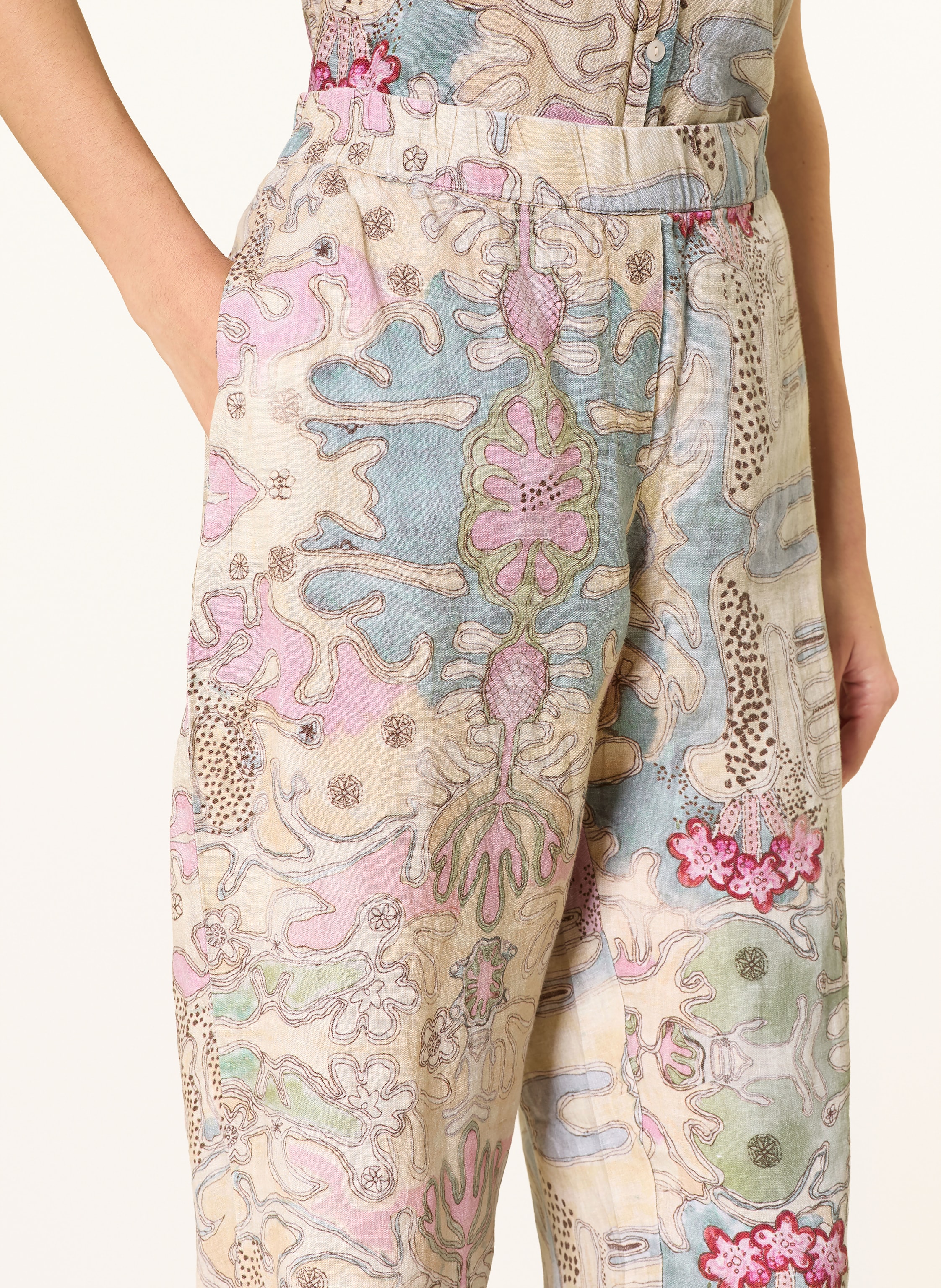 Thumbnail - (The Mercer) N.Y. Leinenhose gelb