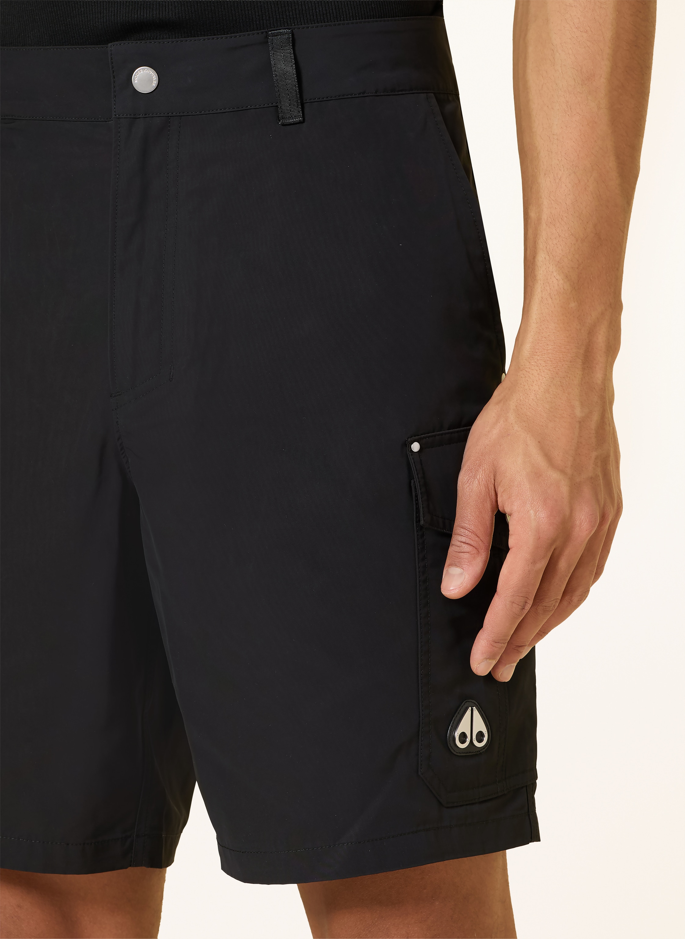 Thumbnail - Moose Knuckles Cargoshorts Brady schwarz