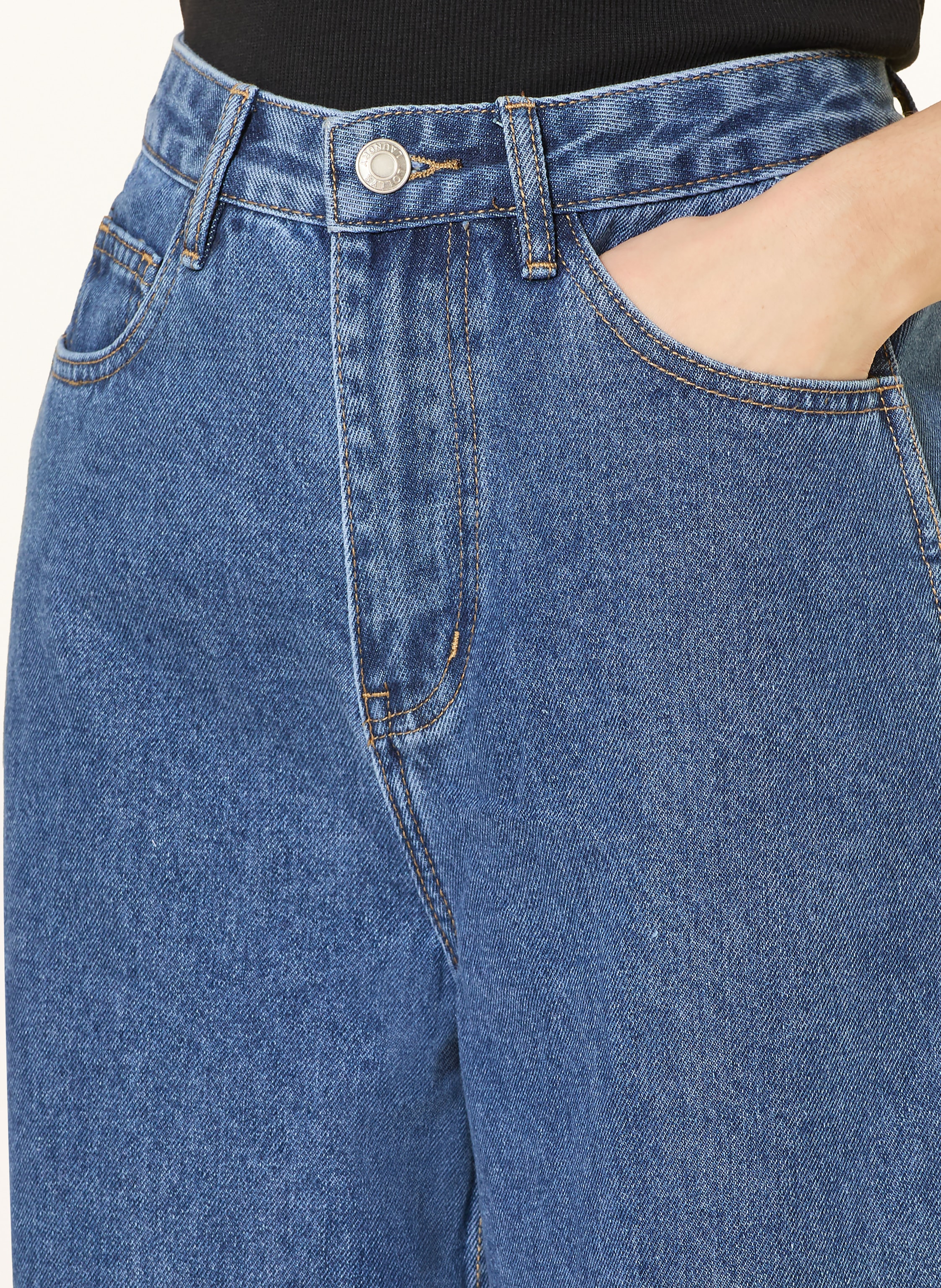 Thumbnail - Lollys Laundry Barrel Jeans Avall blau