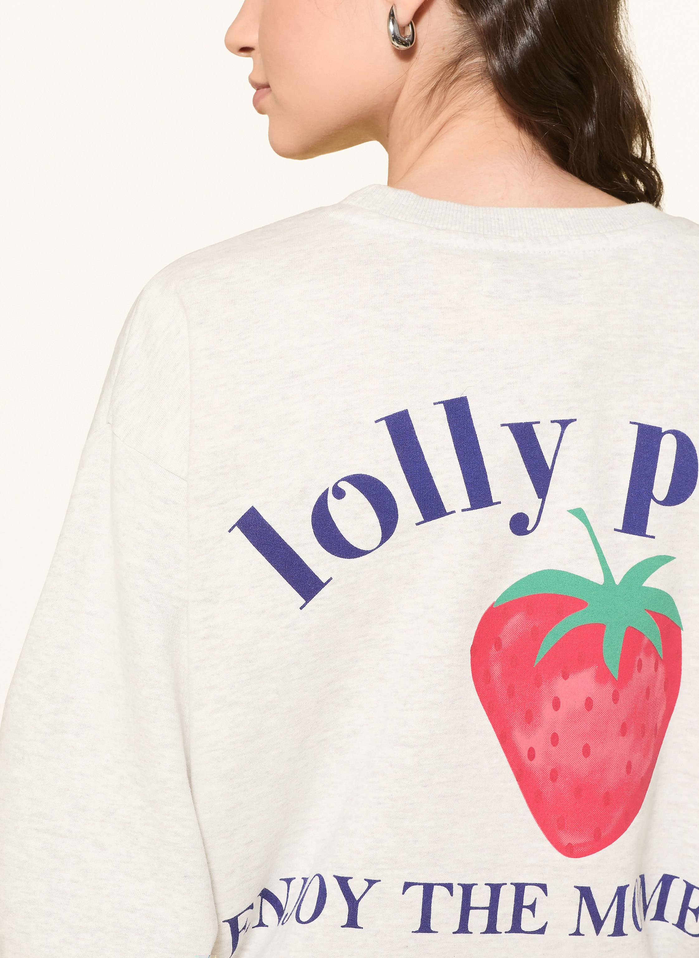 Thumbnail - Lollys Laundry Sweatshirt Sydneyll grau