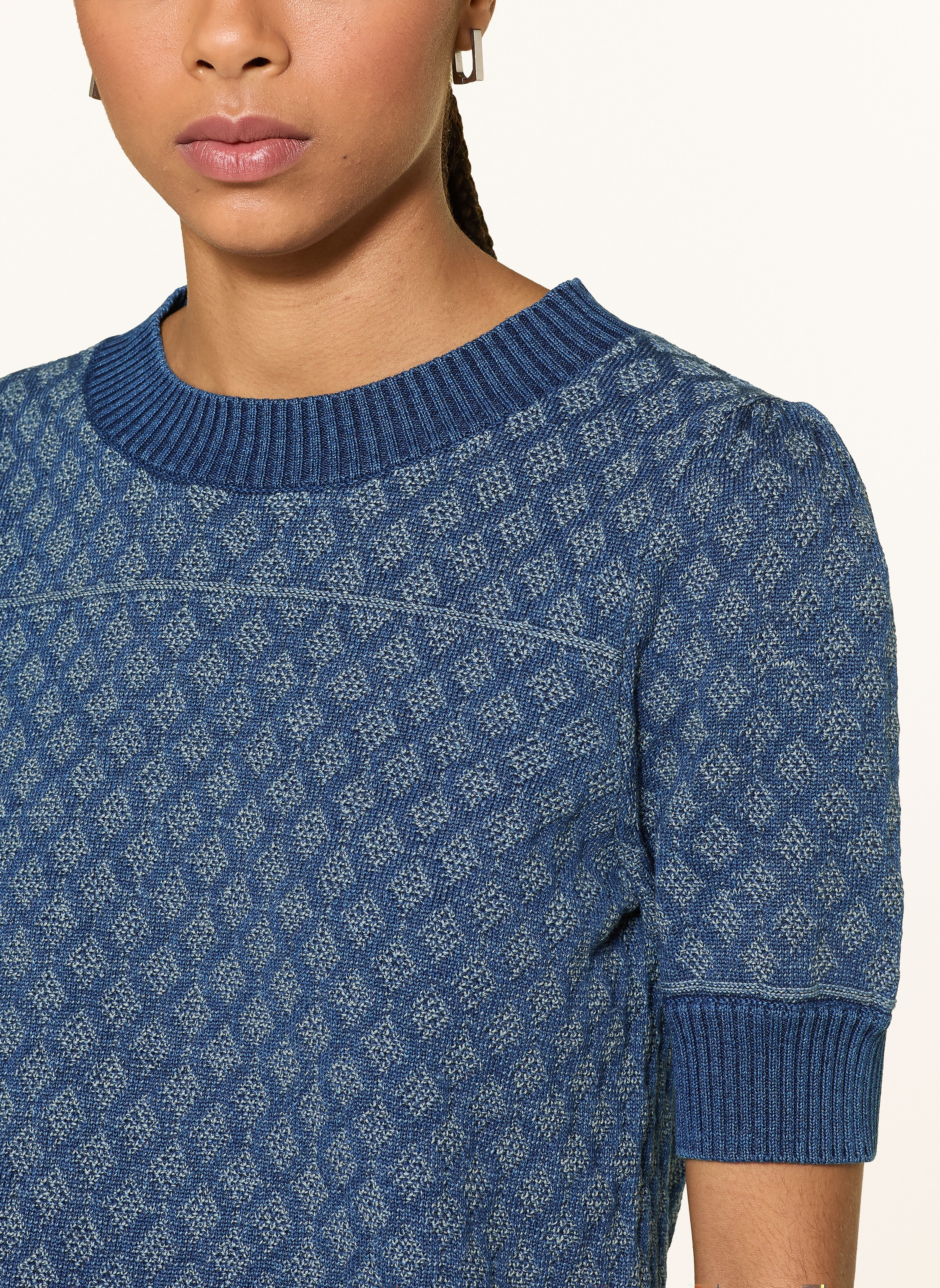 Thumbnail - Mos Mosh Strickshirt Mmmined blau