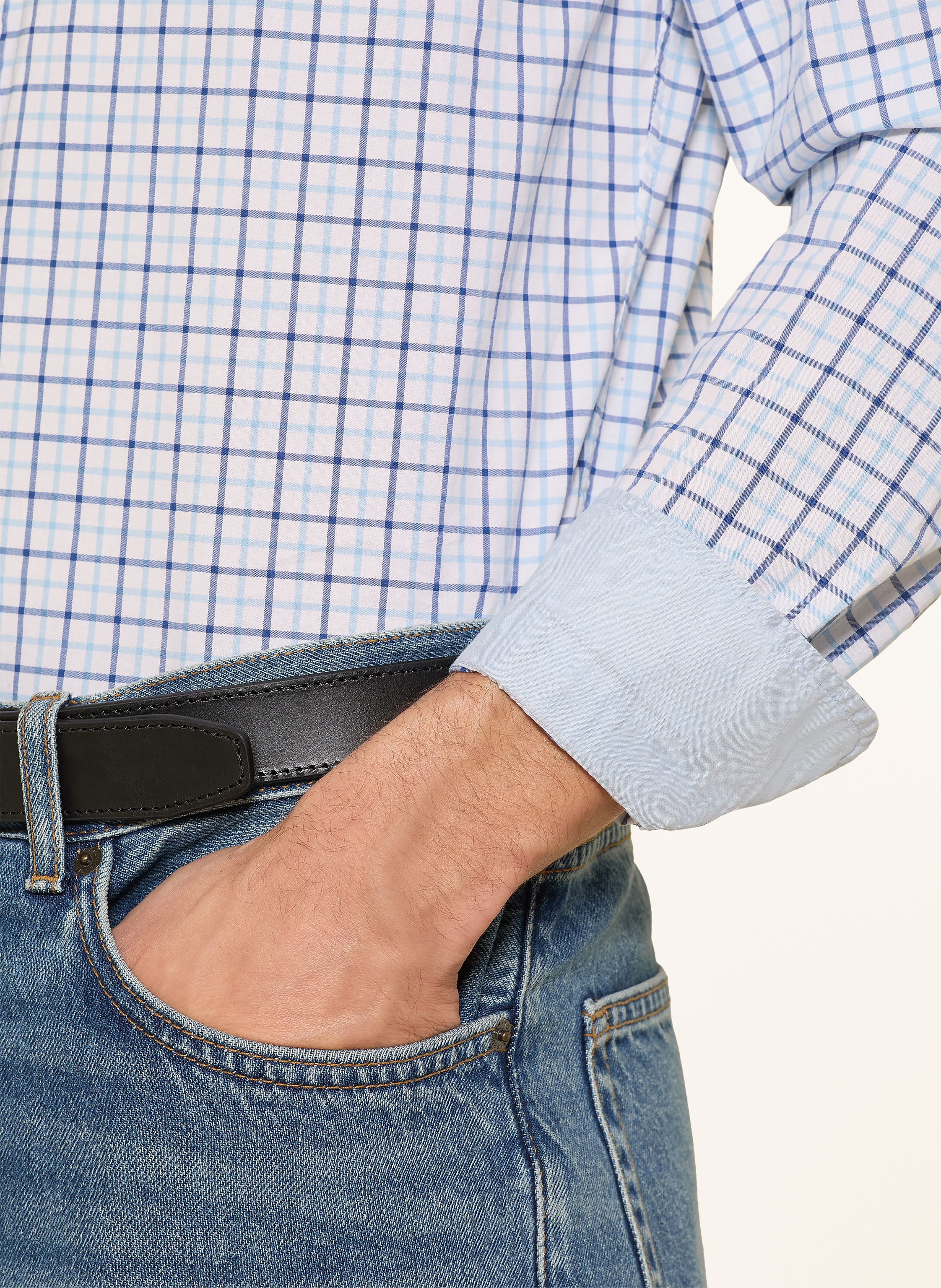 Thumbnail - Gant Hemd Regular Fit blau