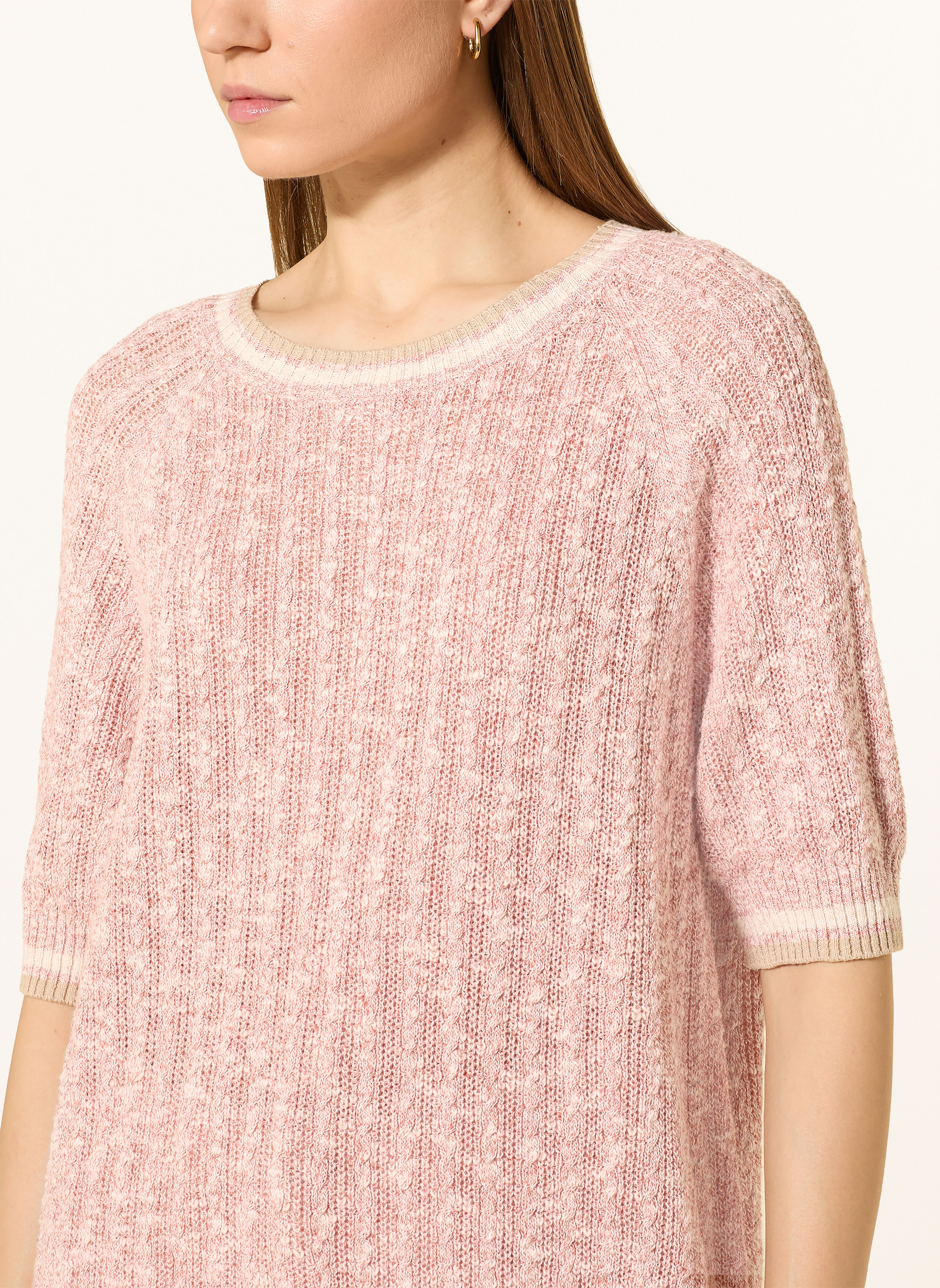 Thumbnail - Mos Mosh Strickshirt Mmmarisola Mit Leinen rosa