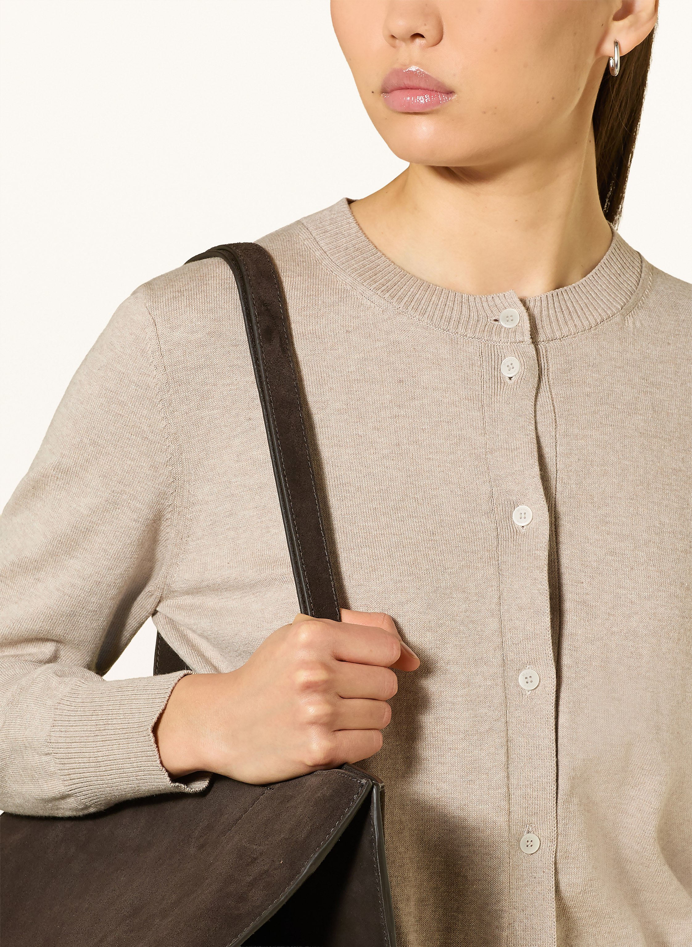 Thumbnail - Maerz Muenchen Strickjacke beige