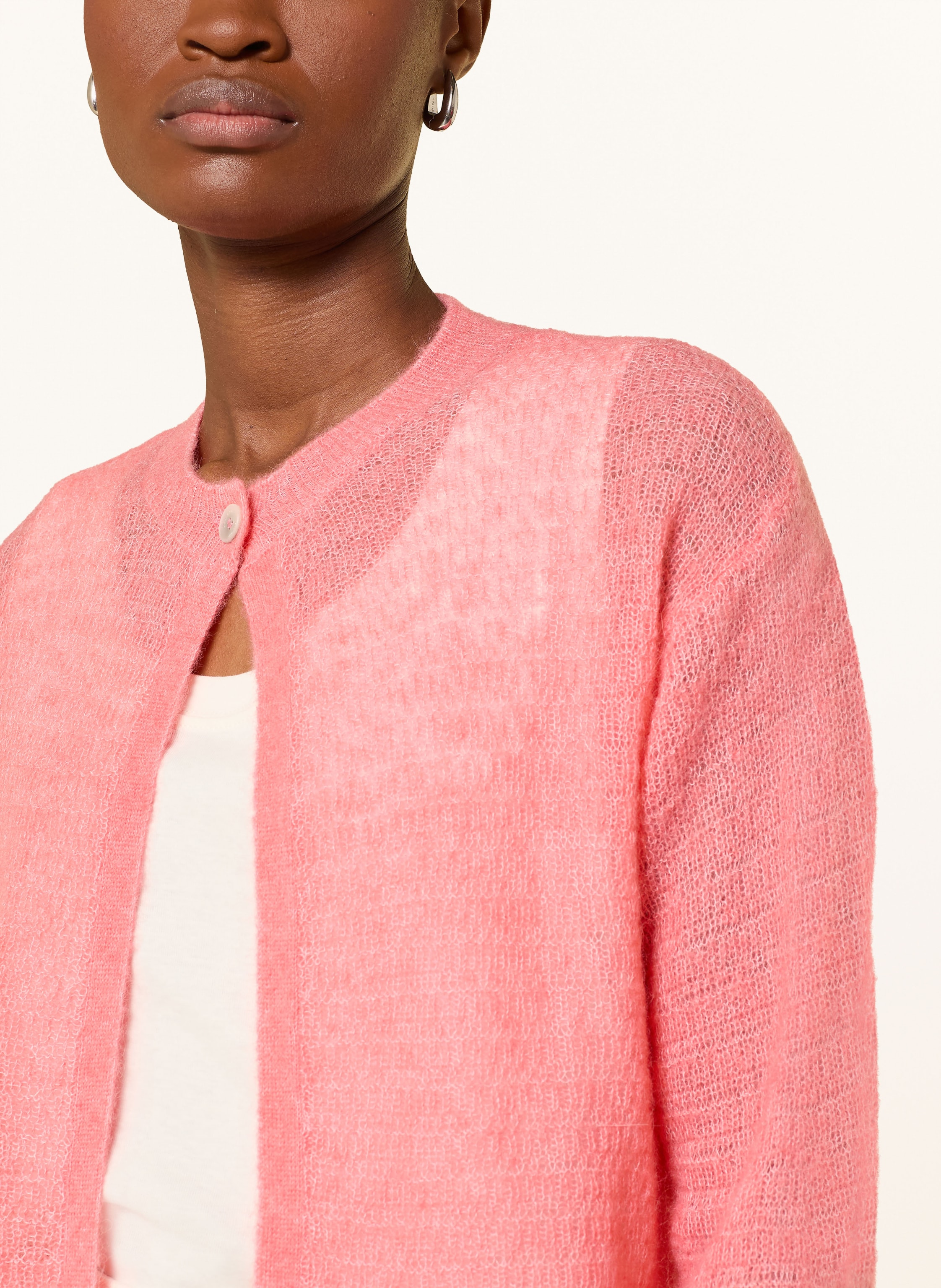 Thumbnail - Maerz Muenchen Strickjacke Mit Alpaka pink