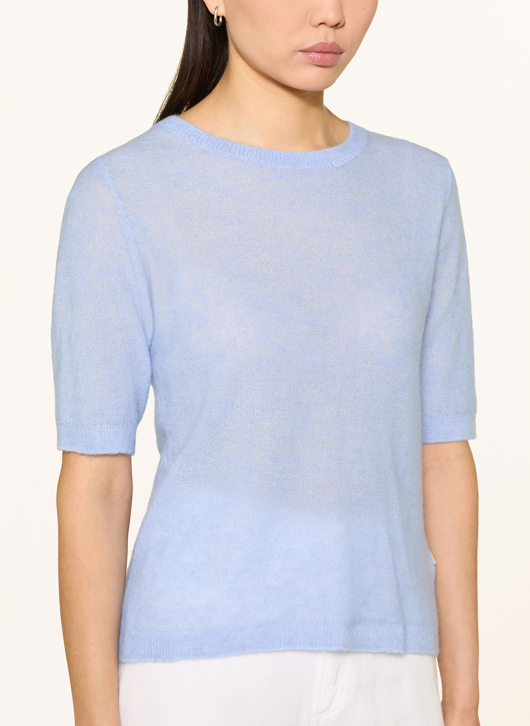 Thumbnail - Maerz Muenchen Strickshirt Mit Alpaka blau