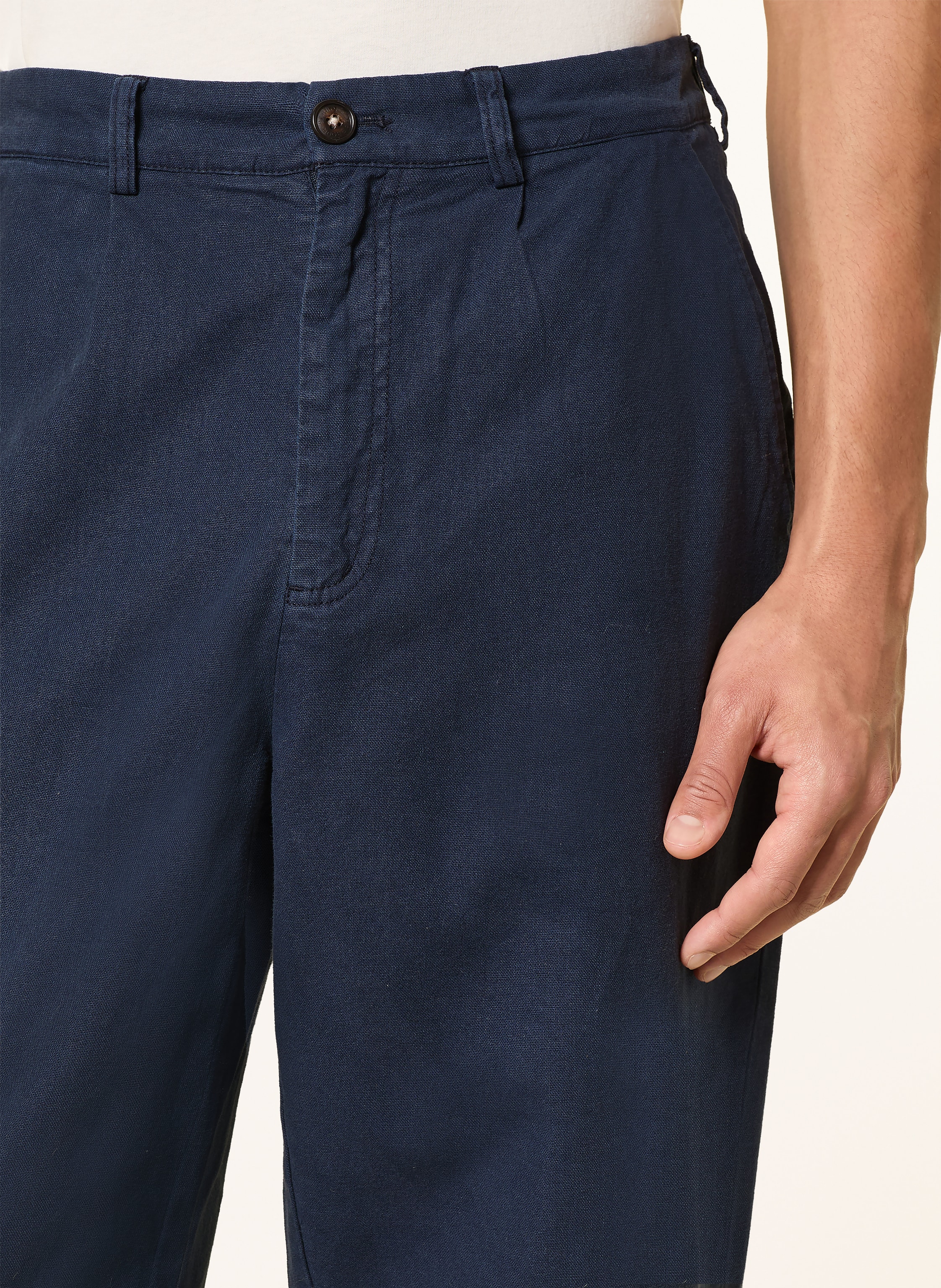 Thumbnail - Barbour Hose Cotton Regular Fit blau