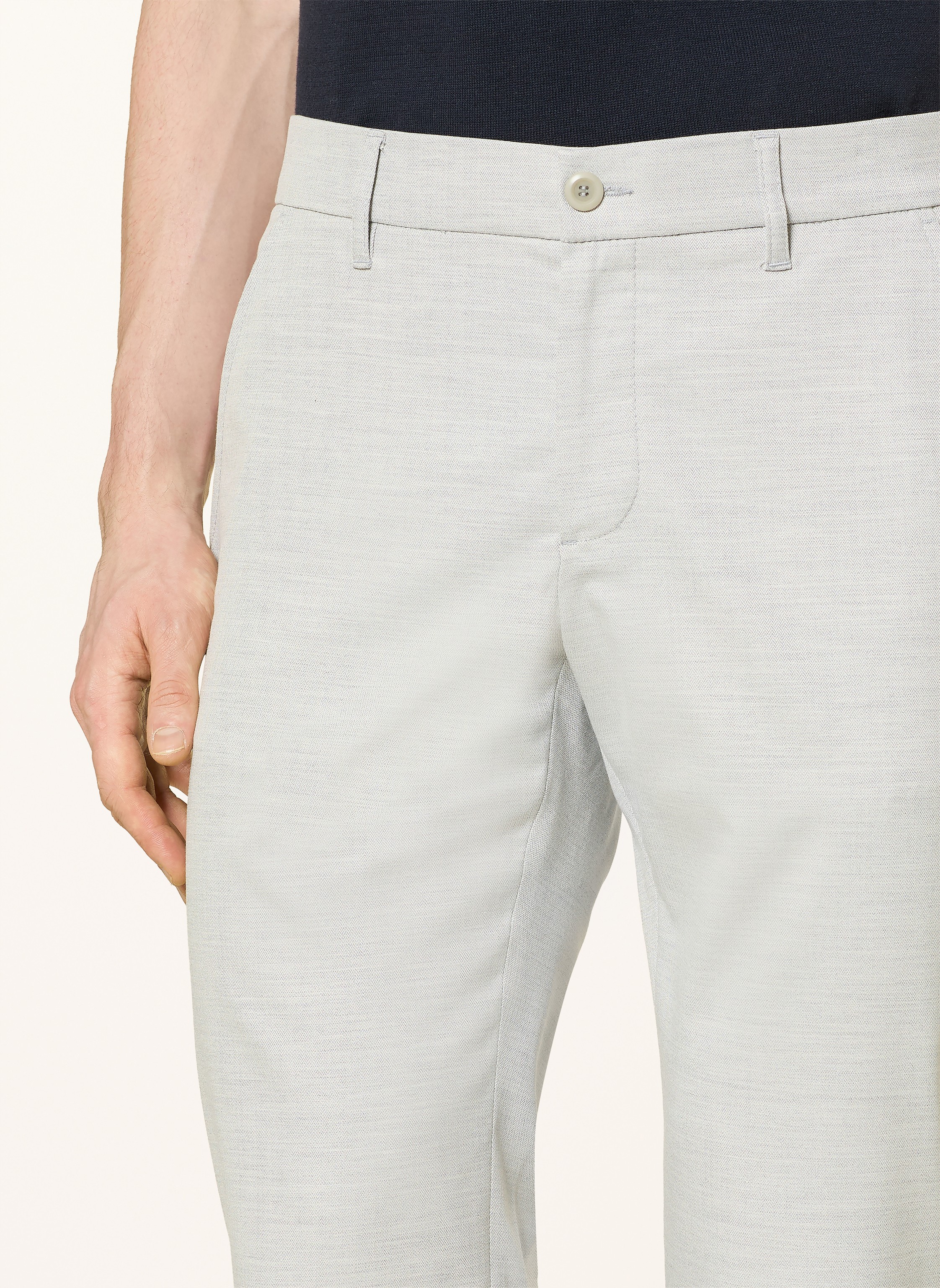 Thumbnail - Alberto Chino Lou Regular Fit grau