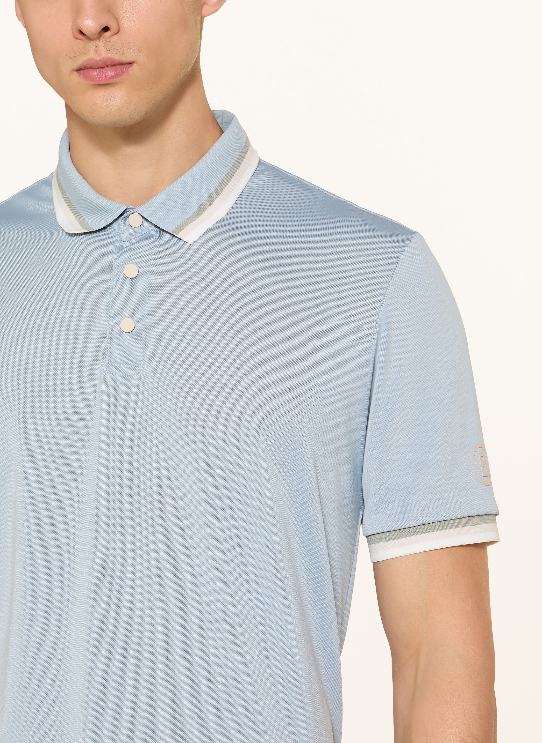 Thumbnail - Bogner Funktions-Poloshirt Arik blau