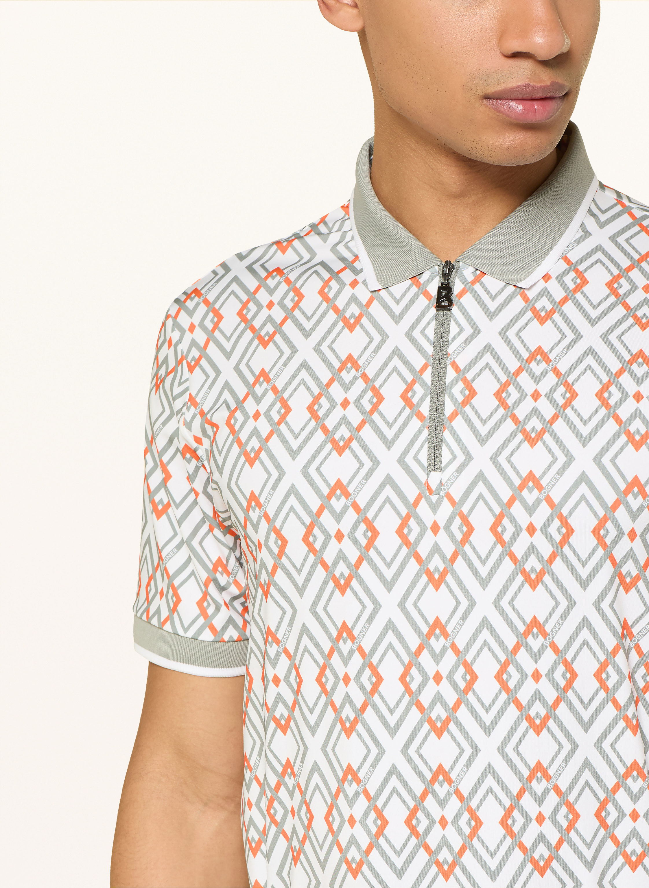 Thumbnail - Bogner Jersey-Poloshirt Valentin orange