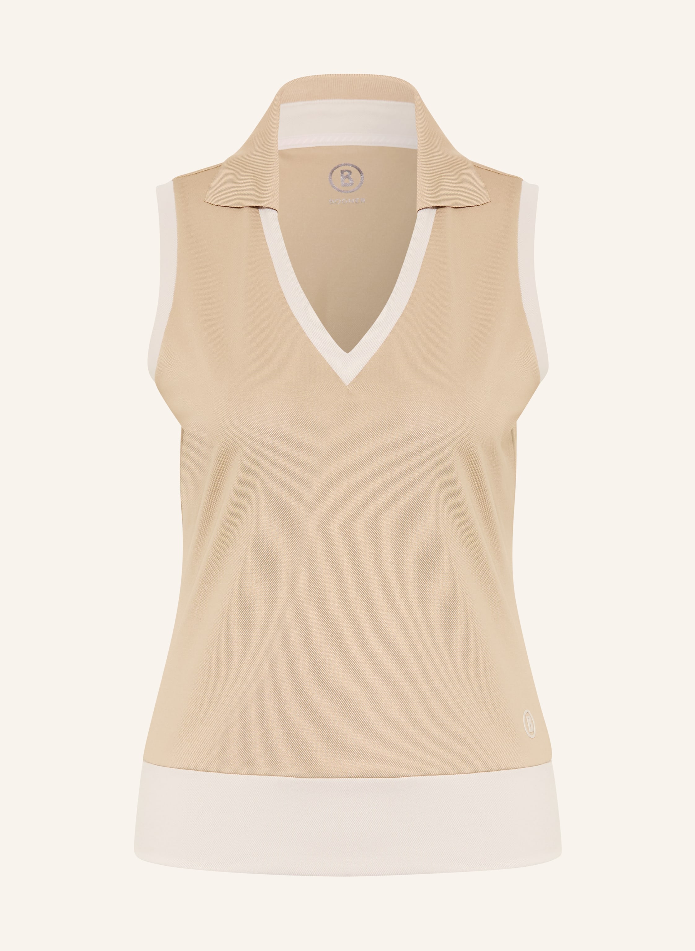 Bogner Piqué-Poloshirt Alysha beige