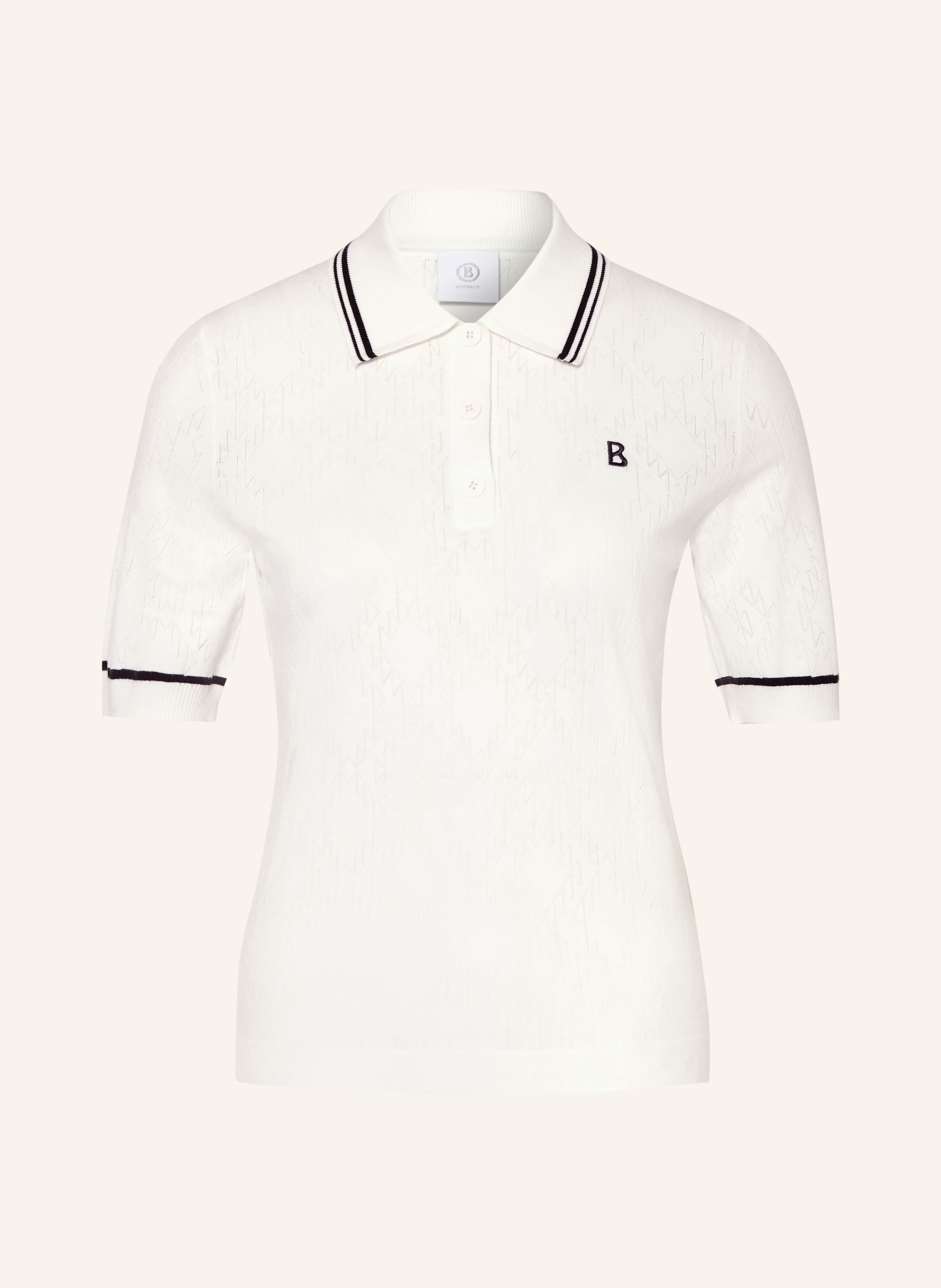 Bogner Strick-Poloshirt Mandy weiss