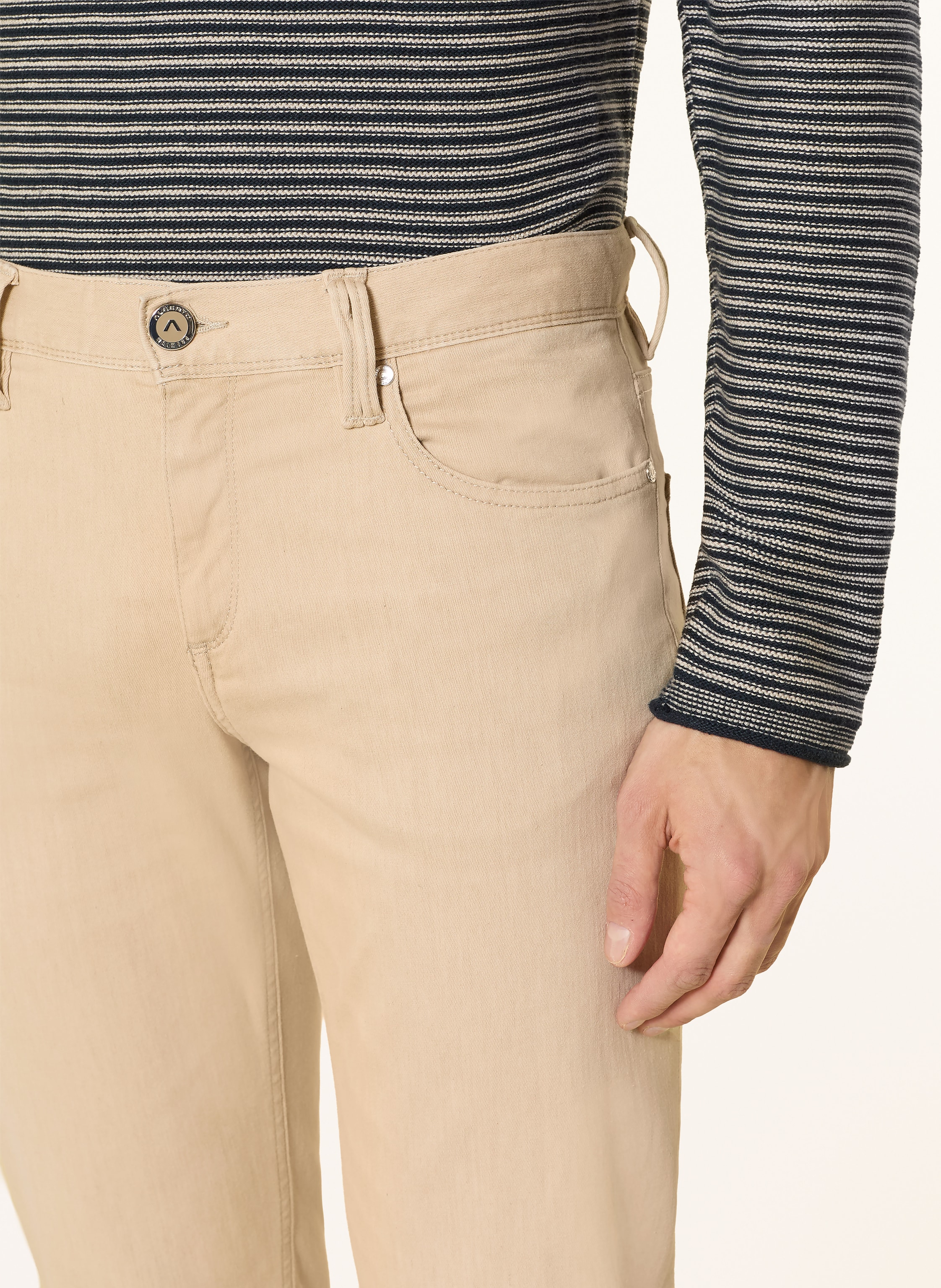 Thumbnail - Alberto Hose Pipe Regular Fit beige