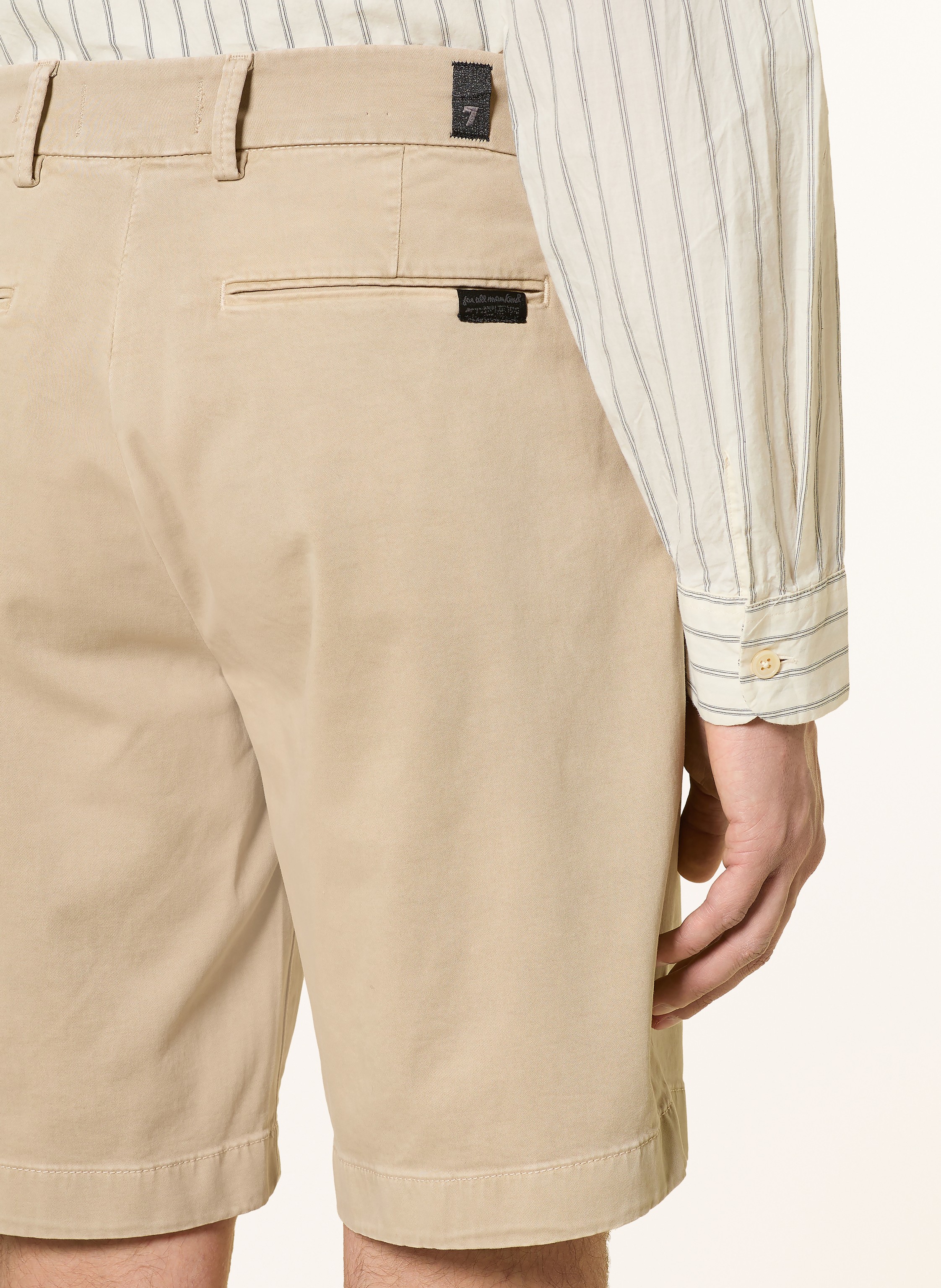 Thumbnail - 7 For All Mankind Chinoshorts Comfort Fit beige