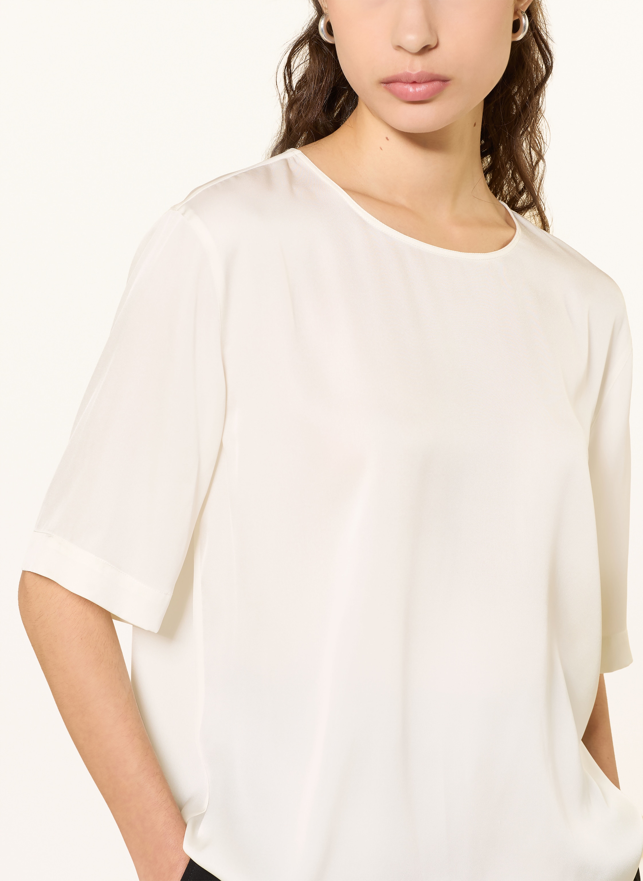 Thumbnail - Van Laack Blusenshirt Vl-Tanira-Xx Aus Seide weiss