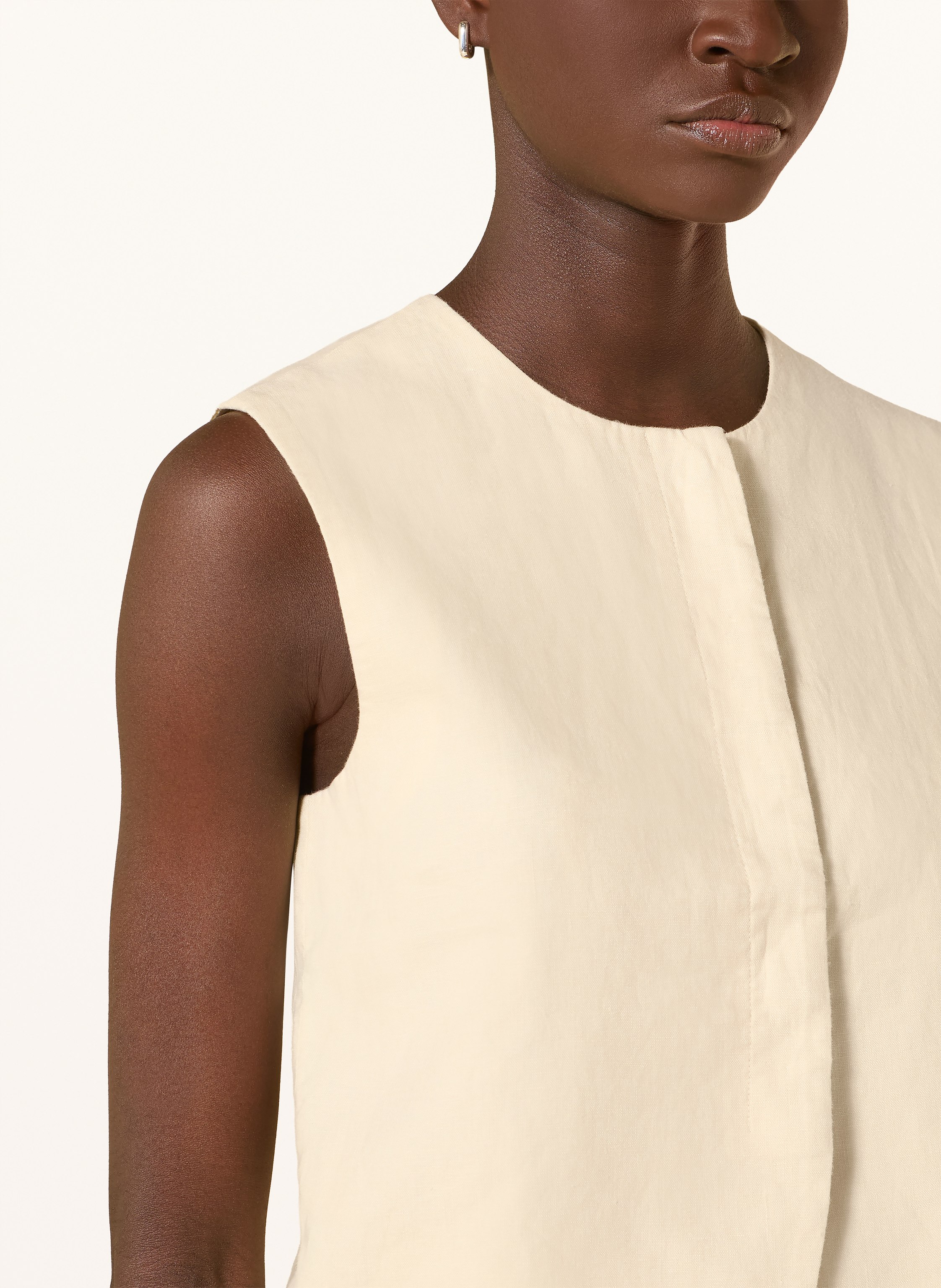 Thumbnail - Yerse Leinenweste Rita gelb