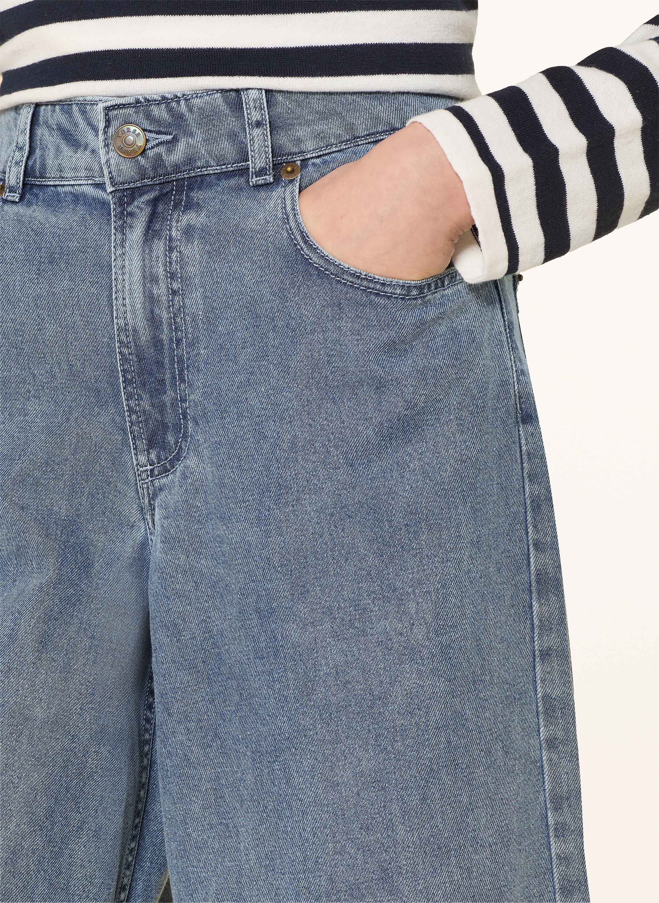 Thumbnail - Yerse Jeans-Bermudas Cleo blau