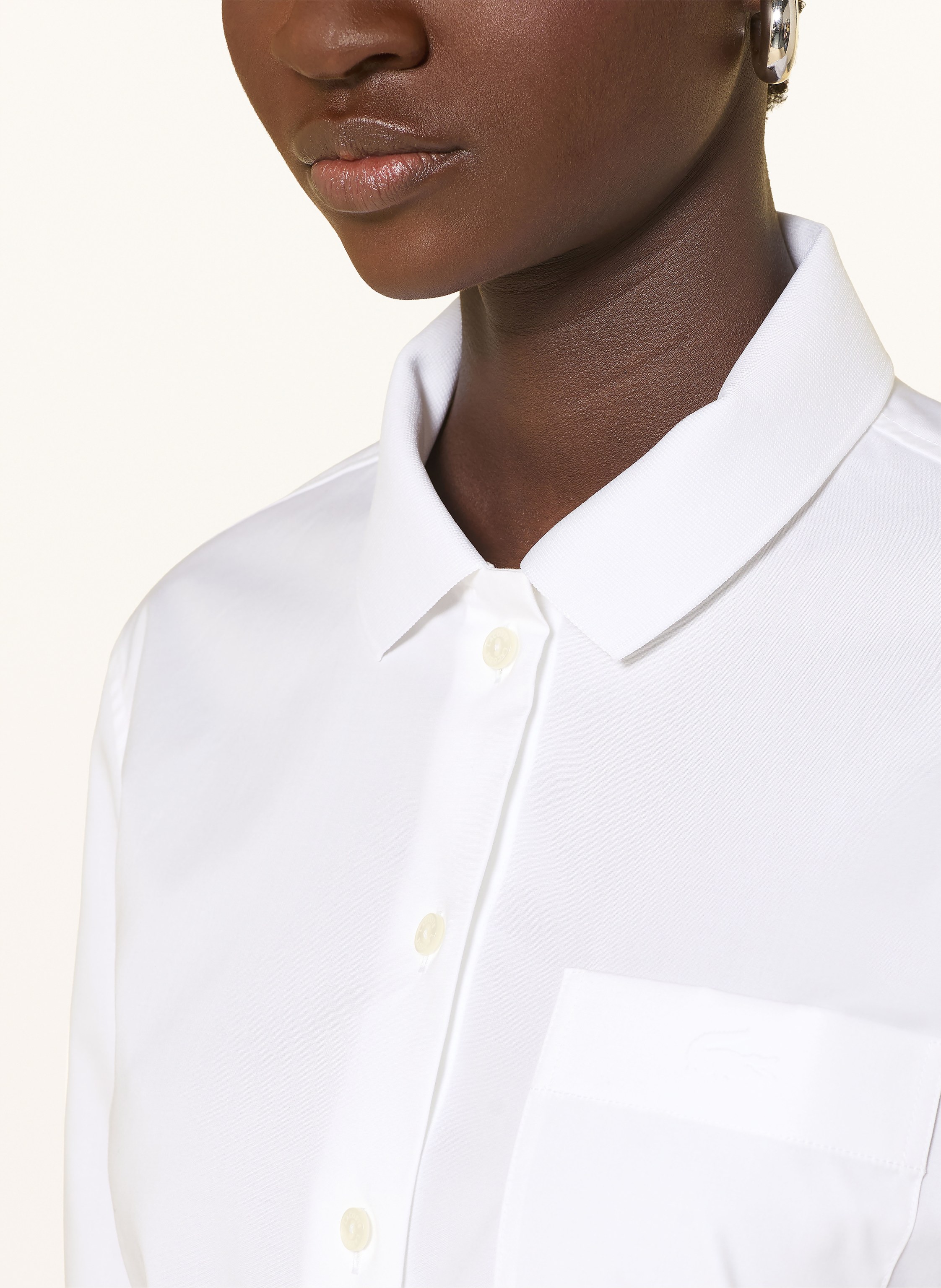 Thumbnail - Lacoste Hemdbluse weiss