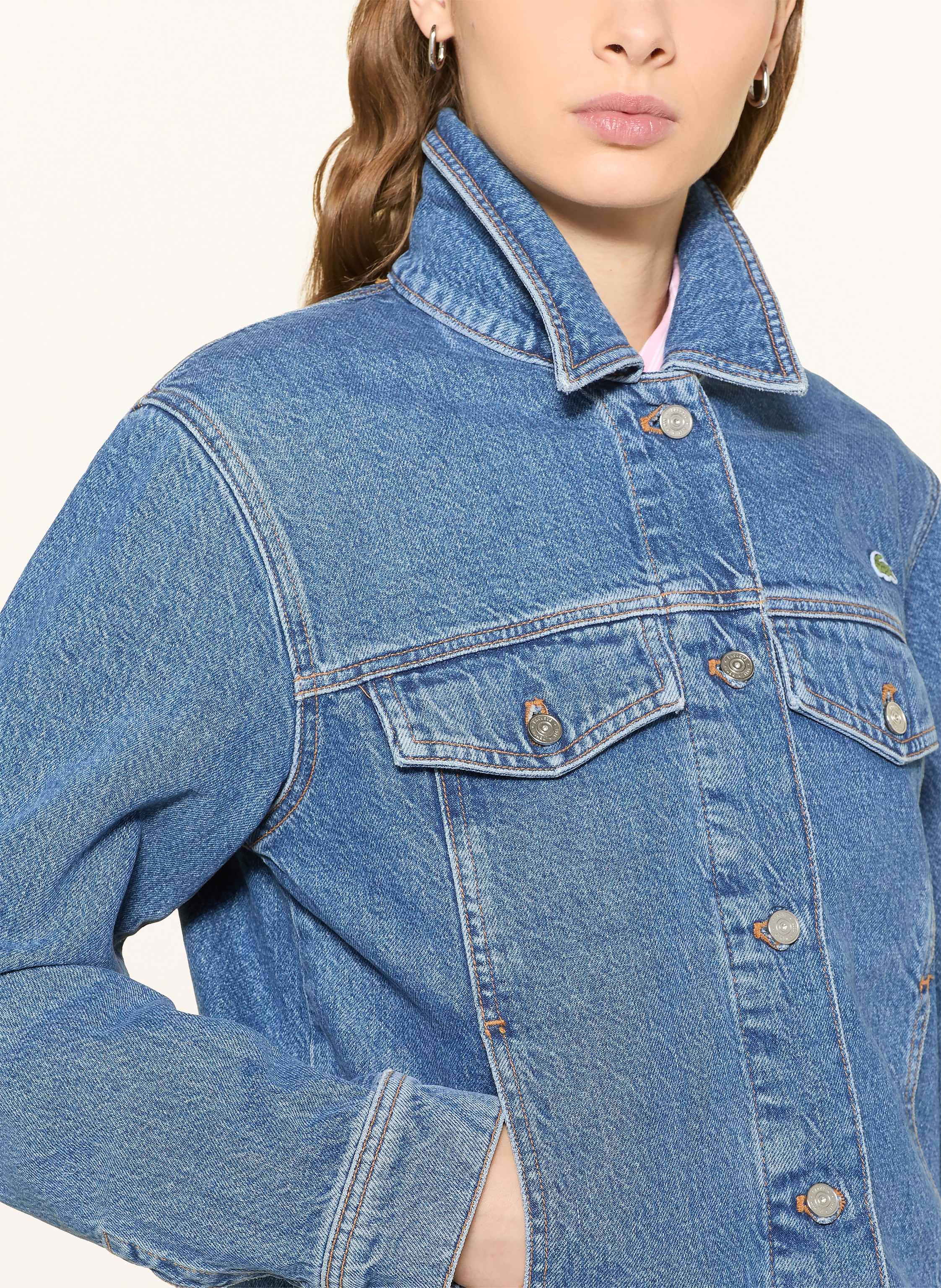 Thumbnail - Lacoste Jeansjacke blau