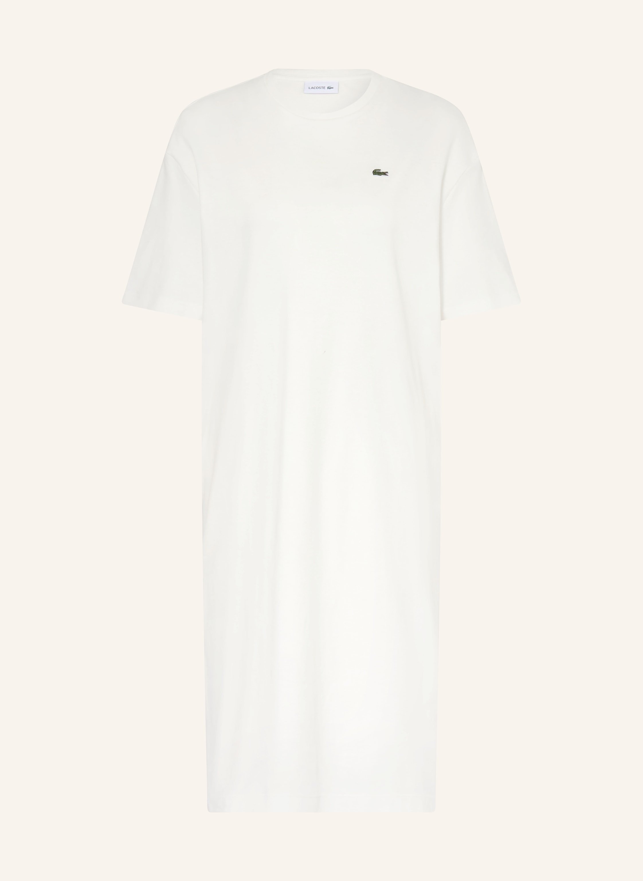 Lacoste Jerseykleid weiss