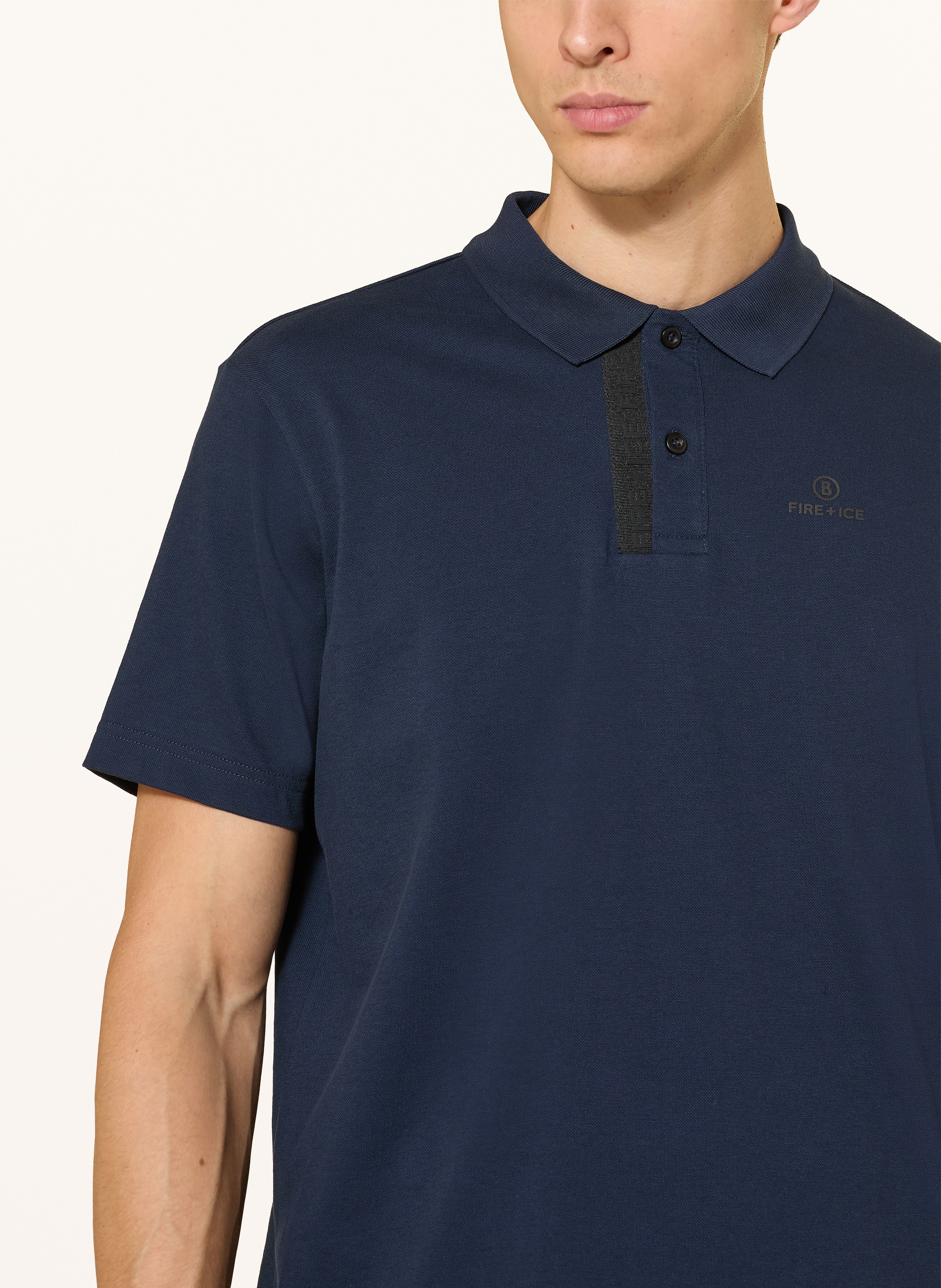 Thumbnail - Fire+Ice Piqué-Poloshirt ramon4 blau