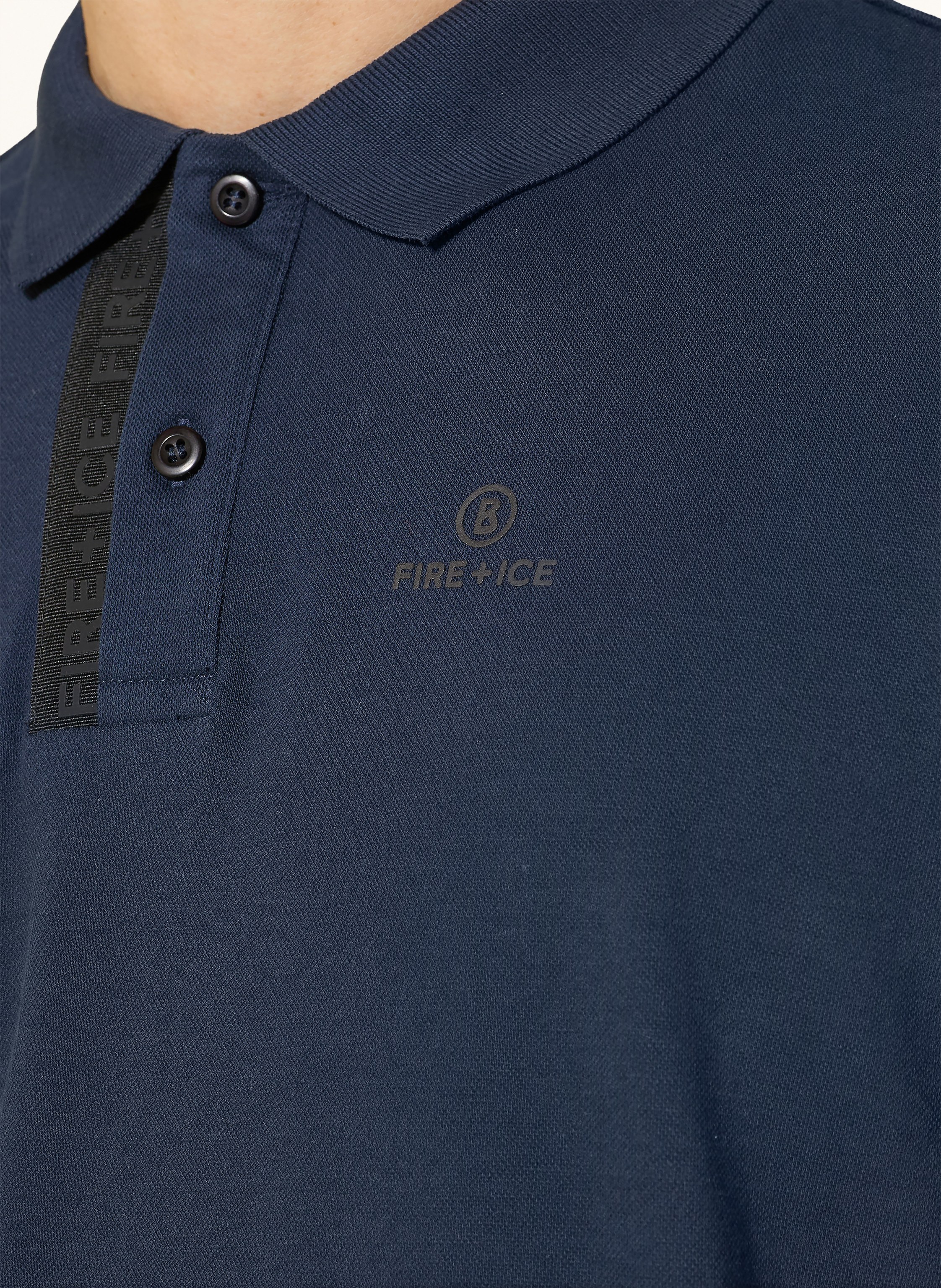 Thumbnail - Fire+Ice Piqué-Poloshirt ramon4 blau