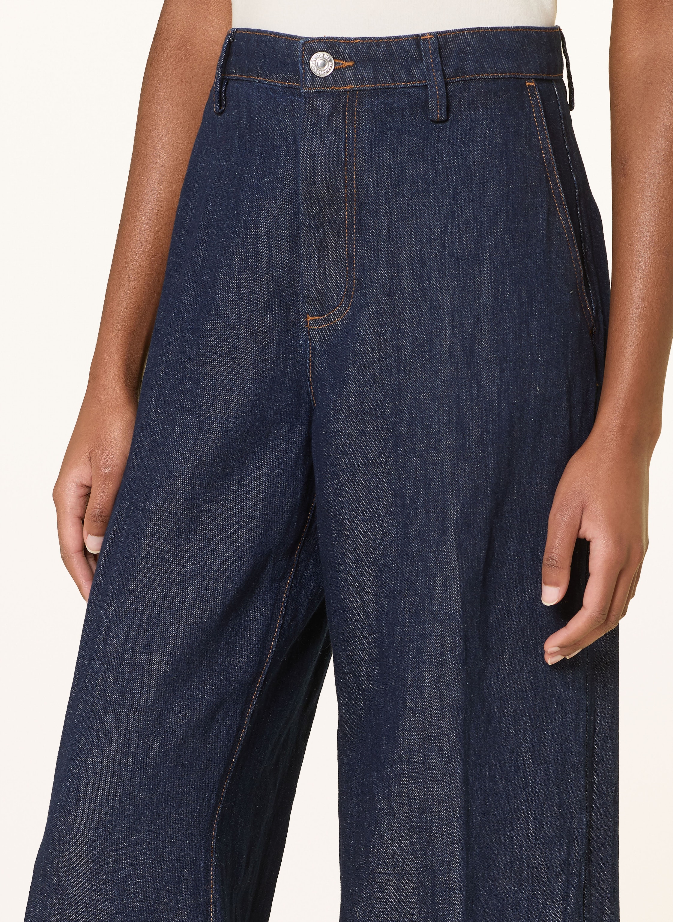 Thumbnail - 7 For All Mankind Wide Leg Jeans Blossom blau