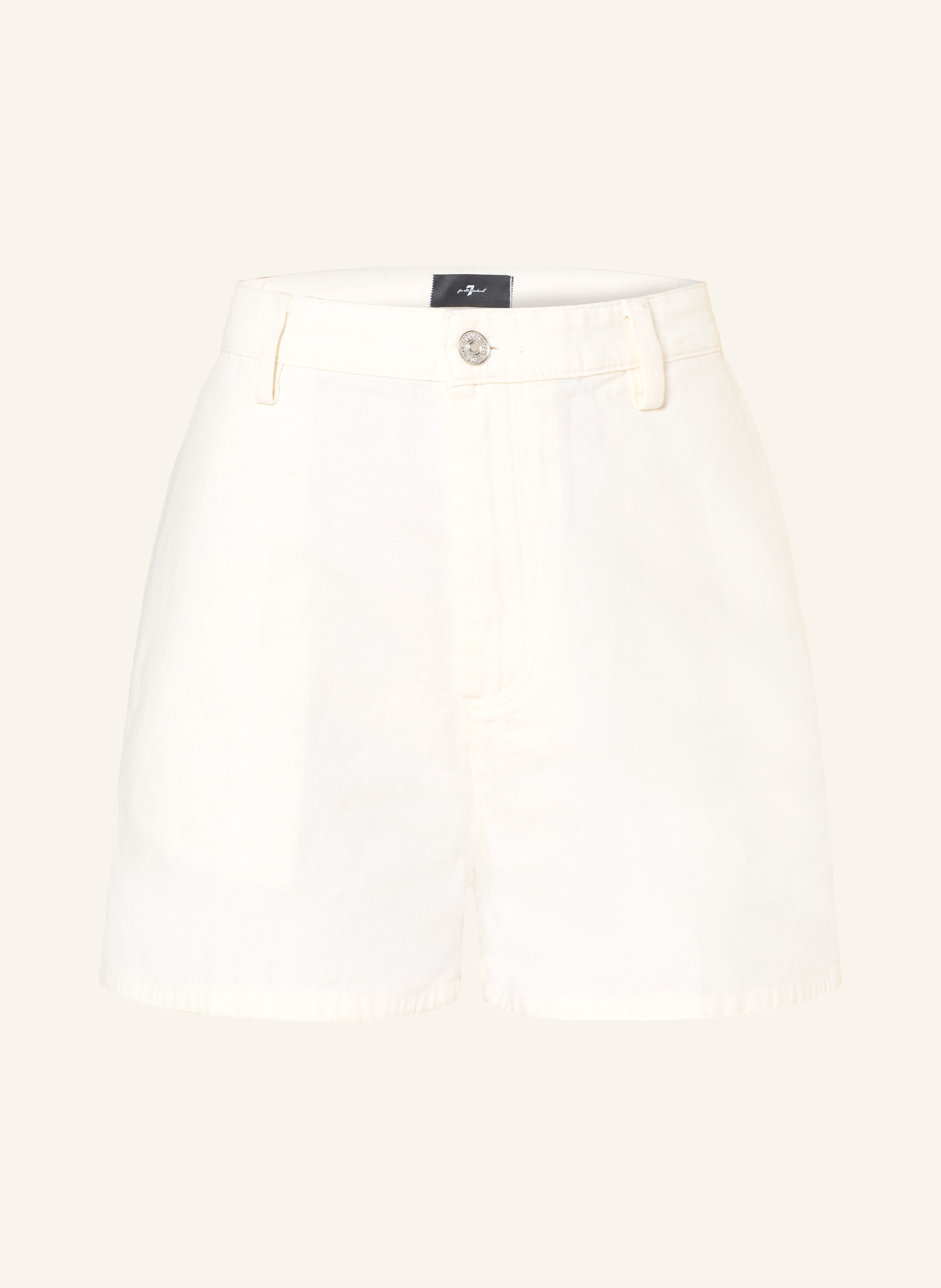 7 For All Mankind Jeansshorts weiss
