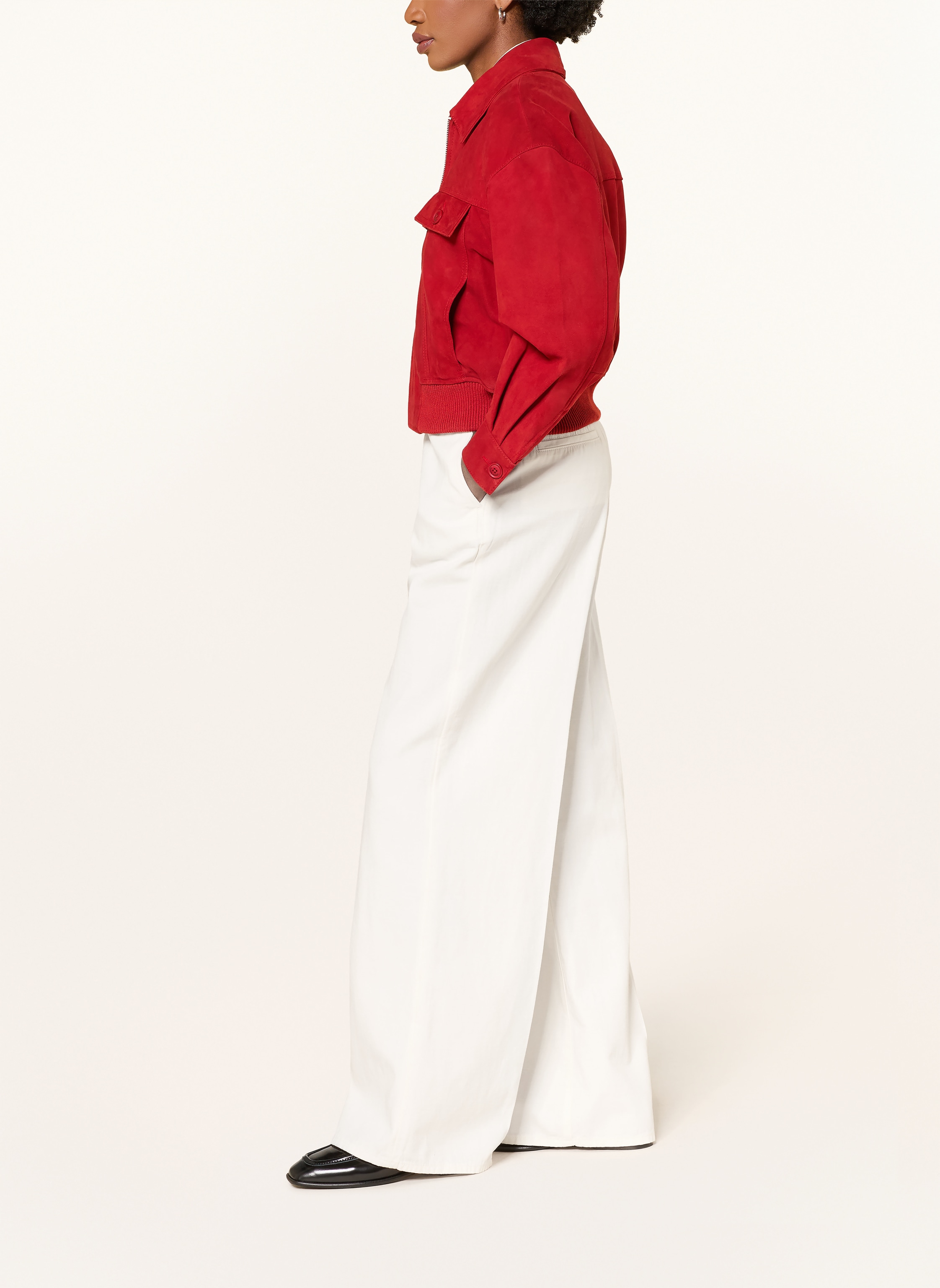 Thumbnail - 7 For All Mankind Marlenehose Ostuni weiss