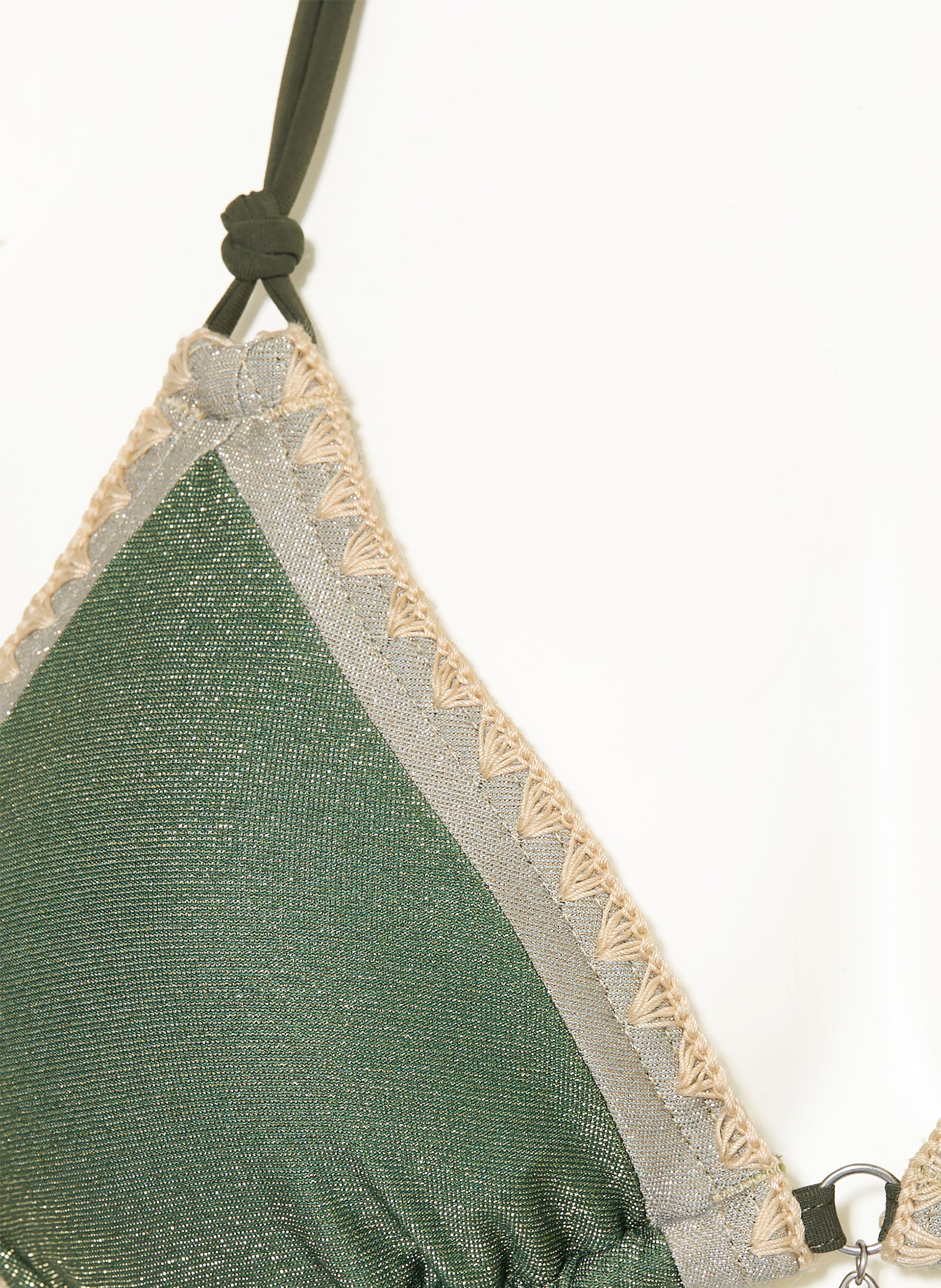 Thumbnail - Banana Moon Triangel-Bikini Blucostora Shin Mit Glitzergarn gruen