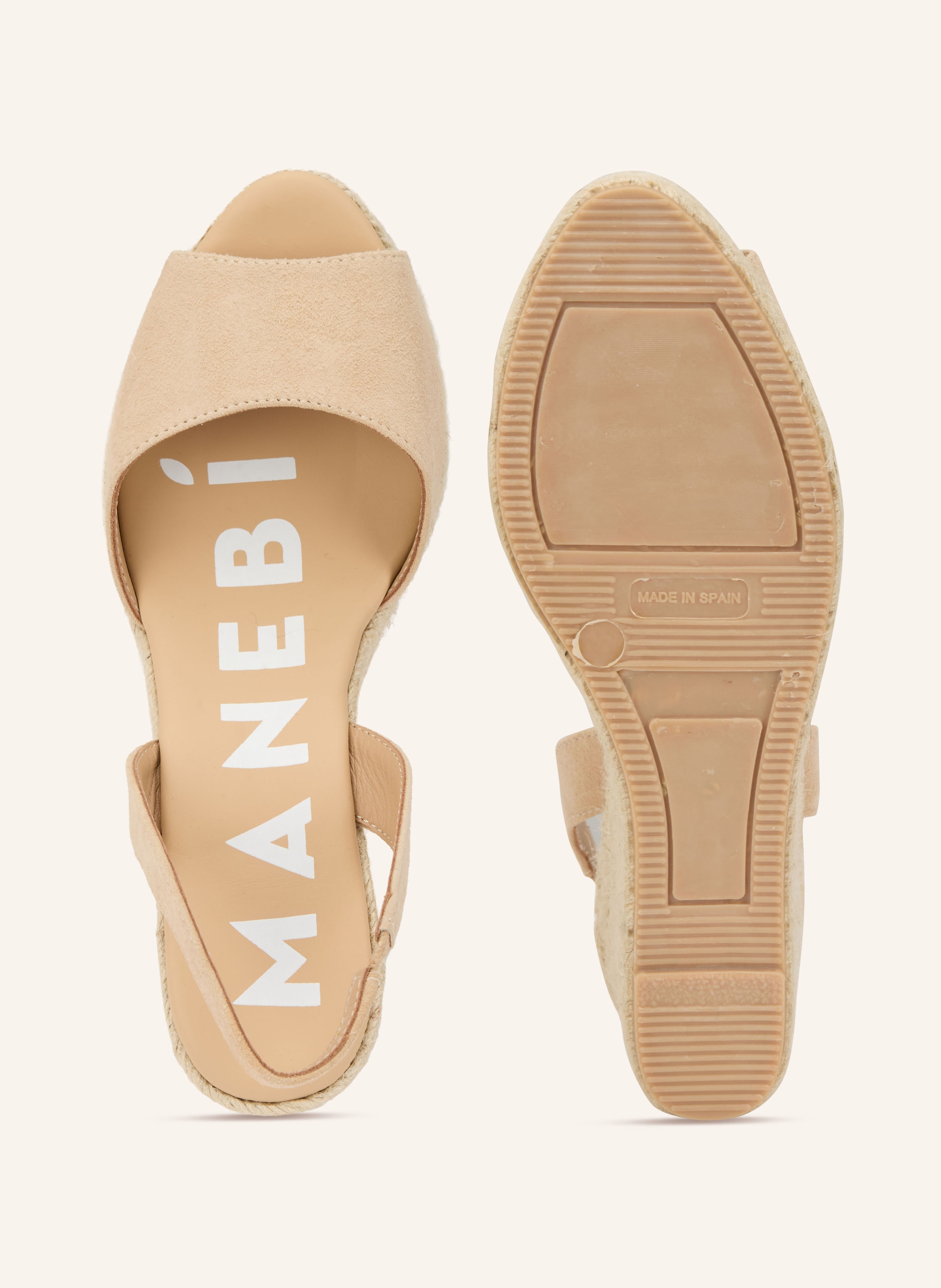 Thumbnail - Manebí Wedges beige