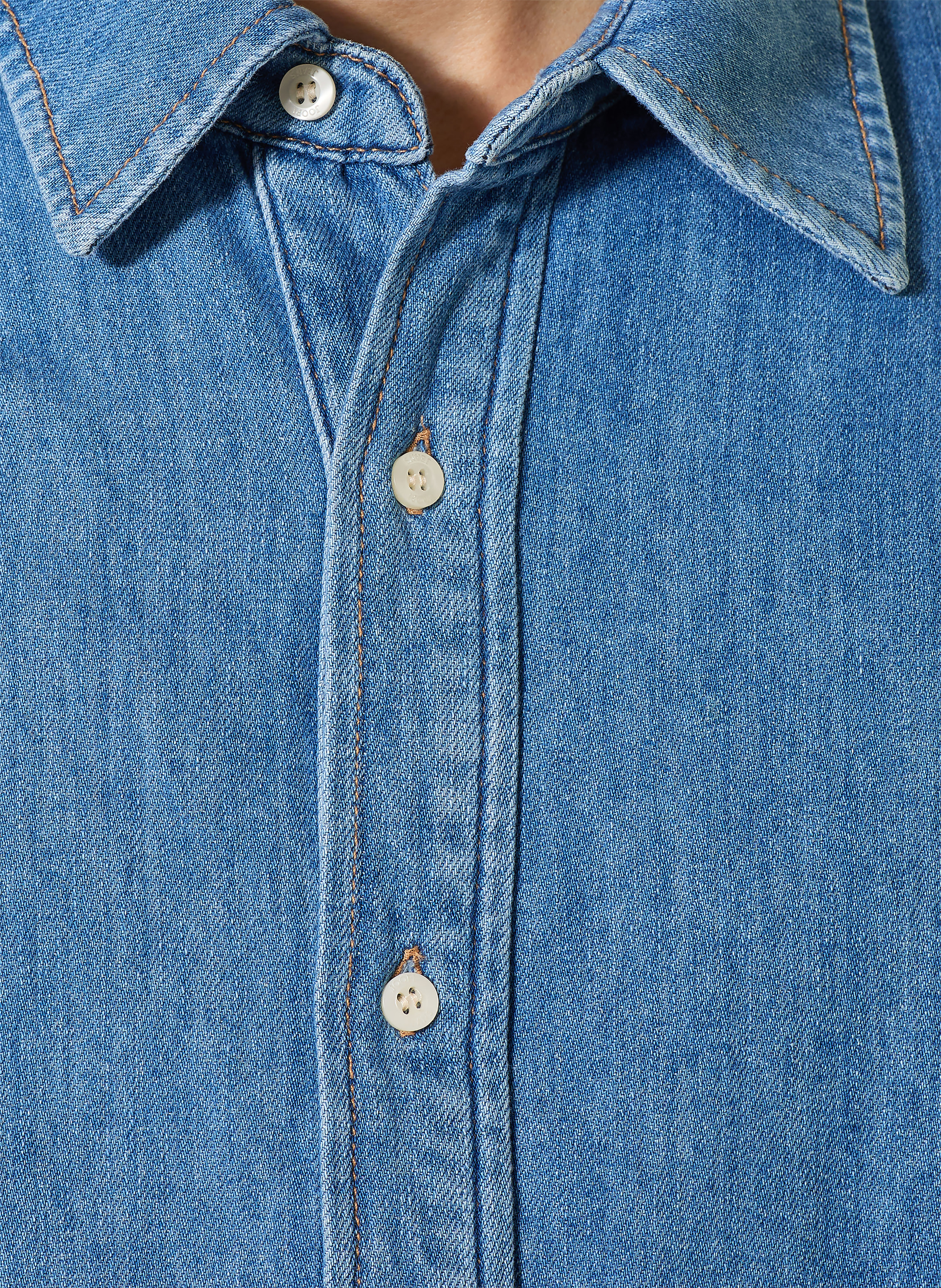 Thumbnail - Joop! Jeans Jeanshemd Javio Comfort Fit blau