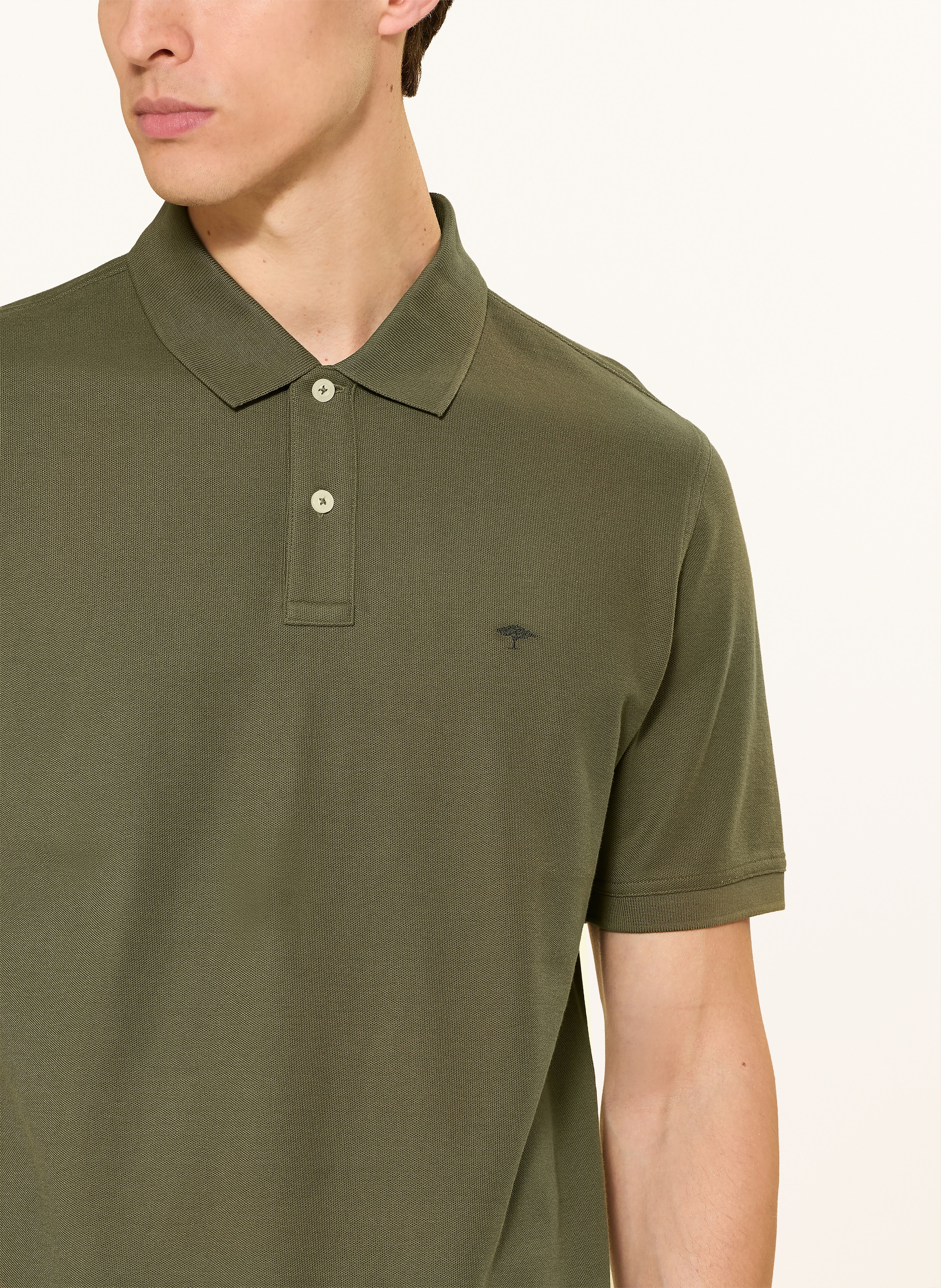 Thumbnail - Fynch-Hatton Piqué-Poloshirt gruen