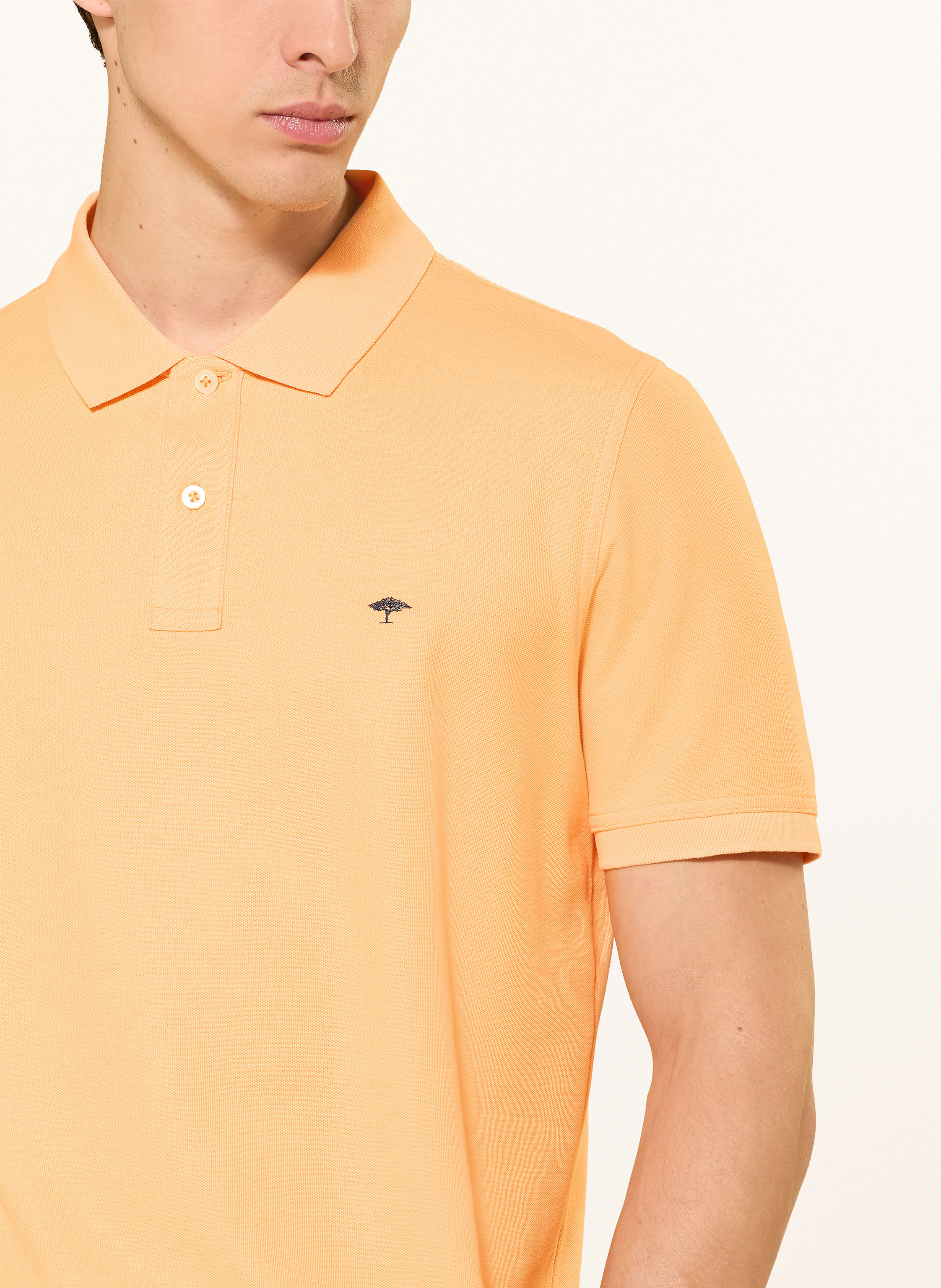 Thumbnail - Fynch-Hatton Piqué-Poloshirt orange