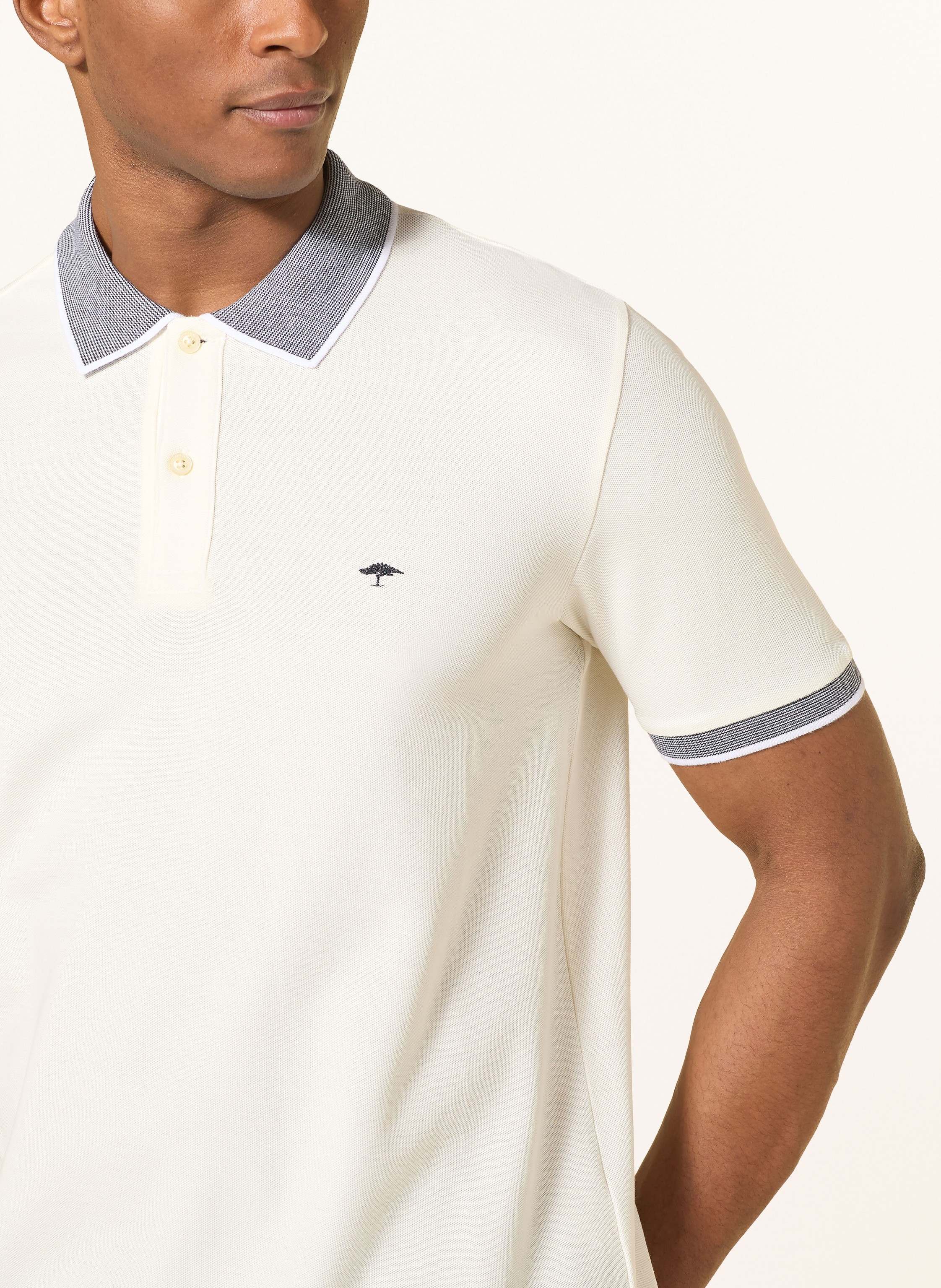 Thumbnail - Fynch-Hatton Piqué-Poloshirt weiss