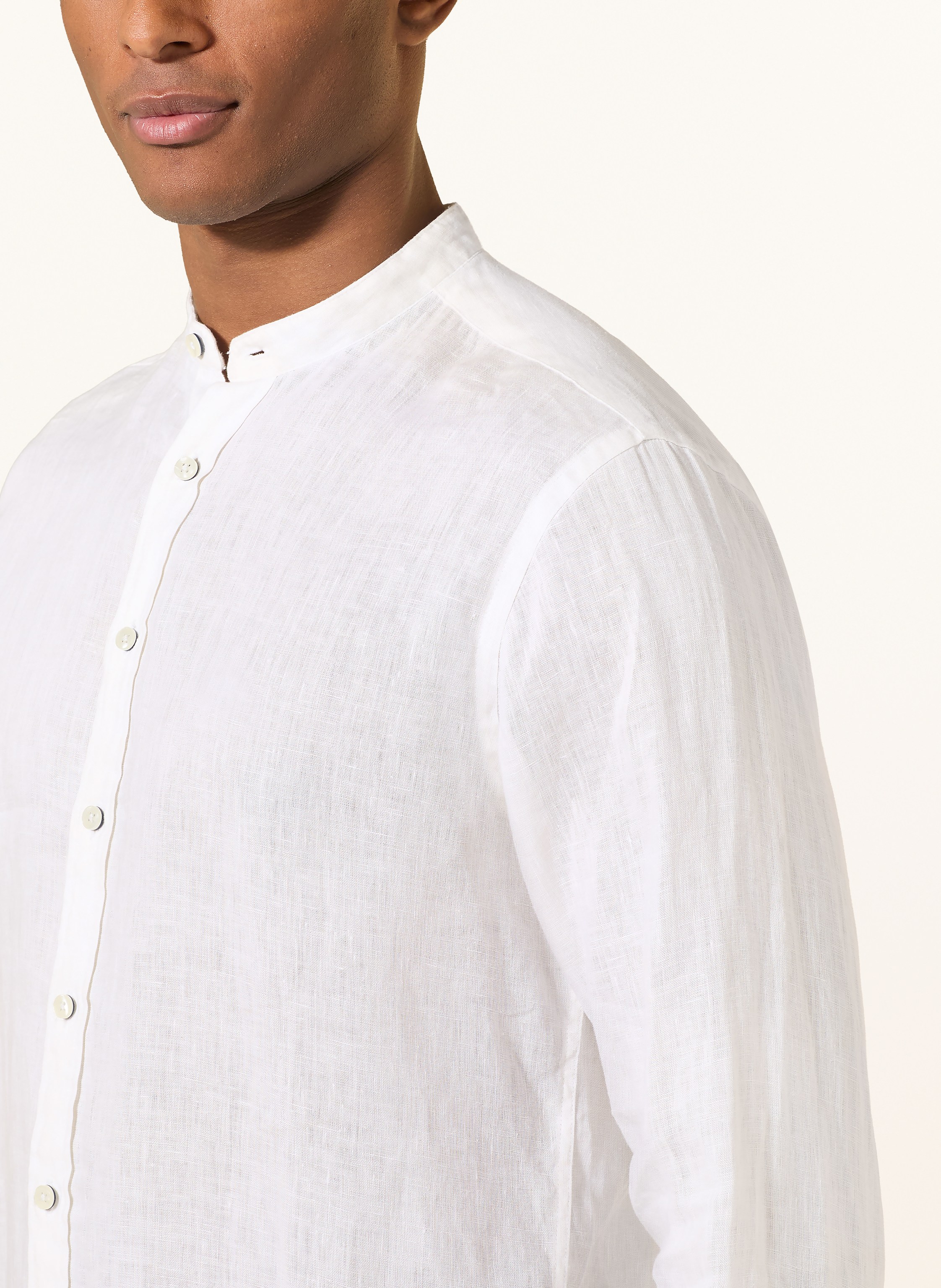 Thumbnail - Fynch-Hatton Leinenhemd Regular Fit weiss