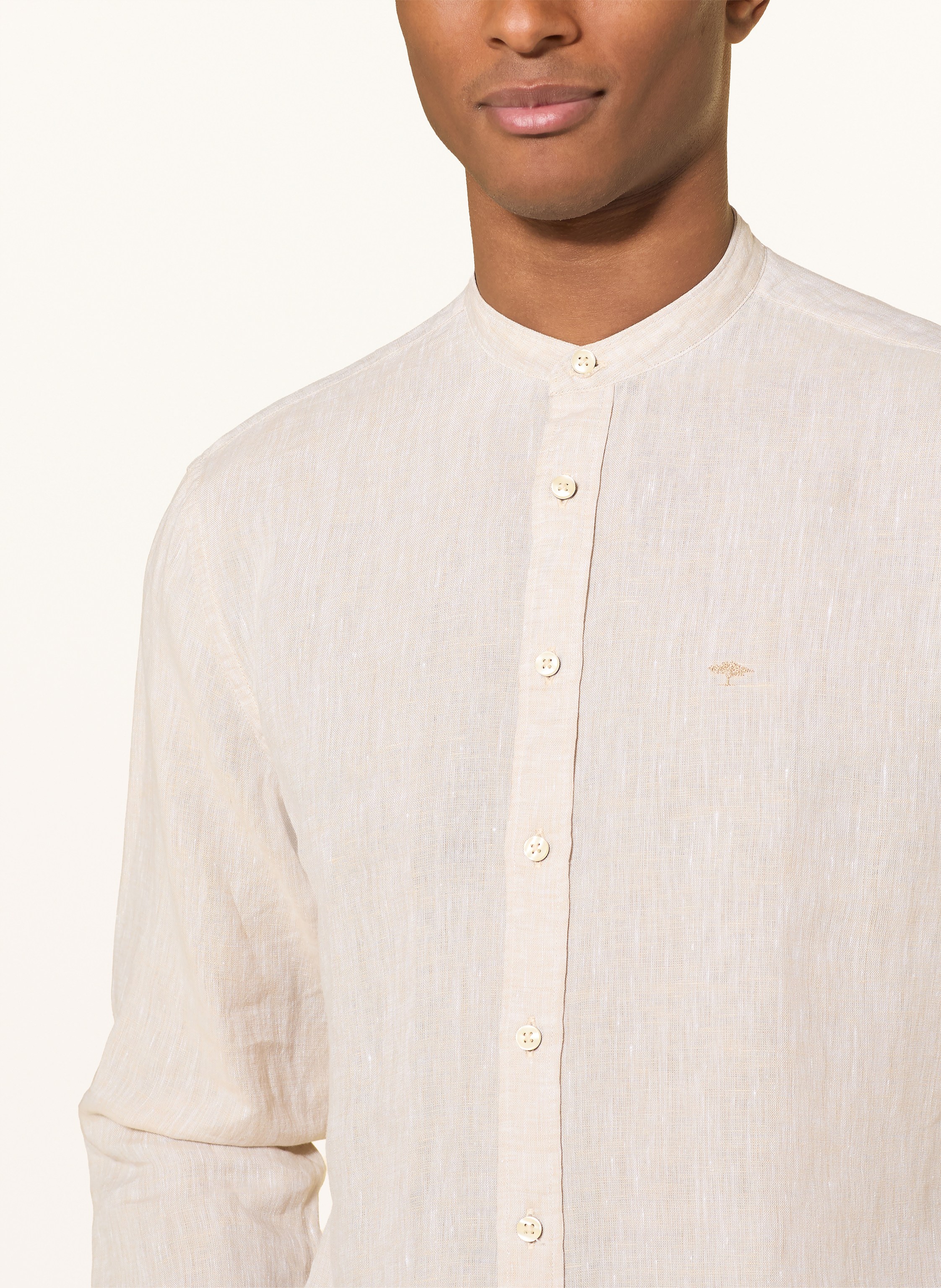 Thumbnail - Fynch-Hatton Leinenhemd Regular Fit beige