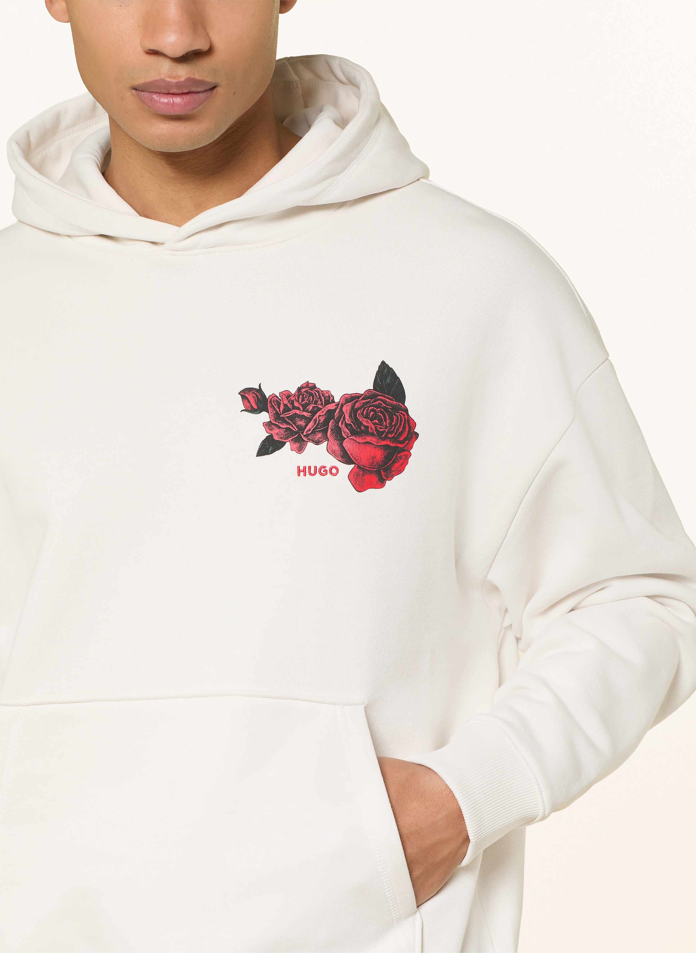 Thumbnail - Hugo Oversized-Hoodie Dagethood weiss