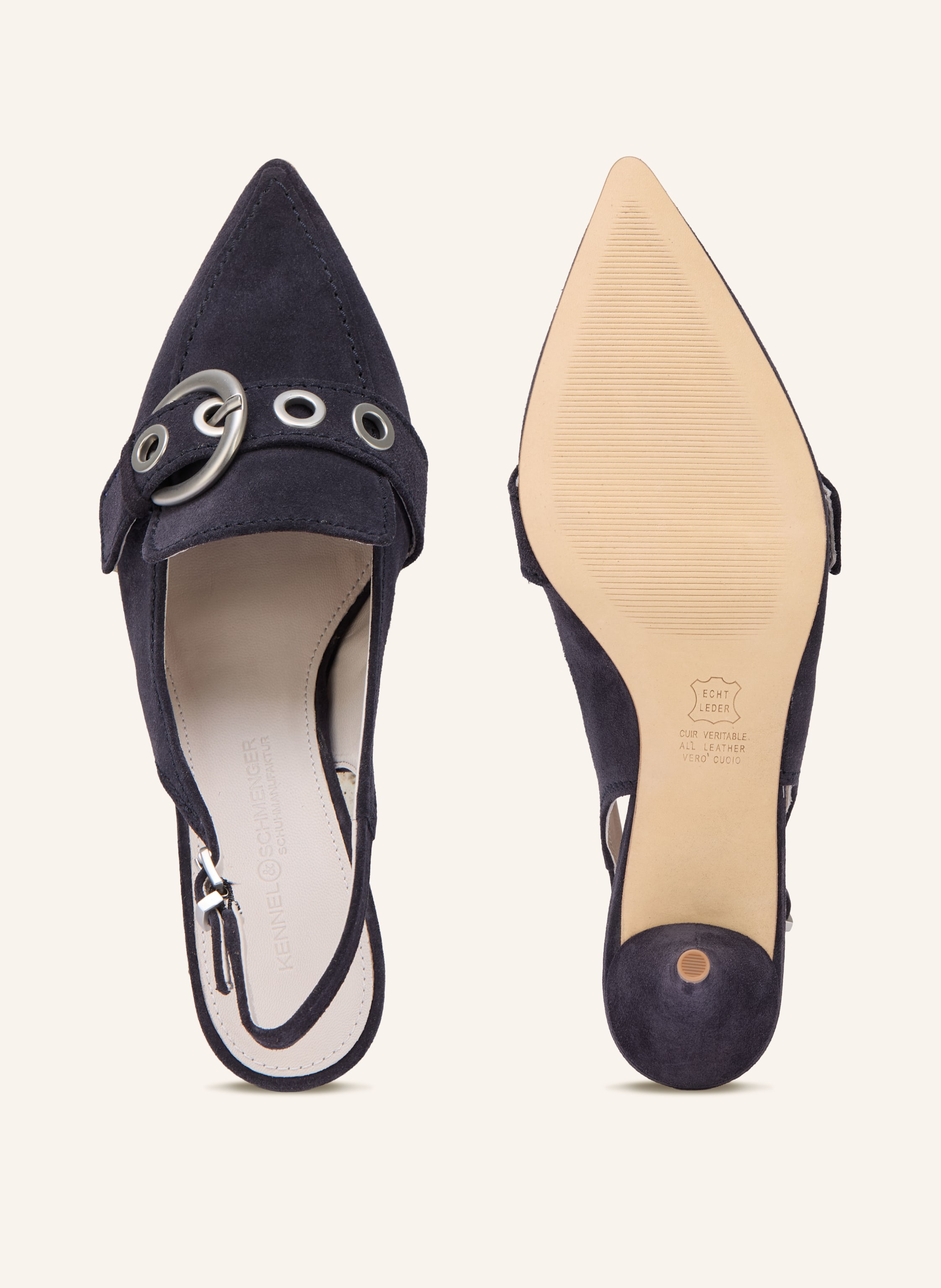 Thumbnail - Kennel & Schmenger Slingpumps Sia blau