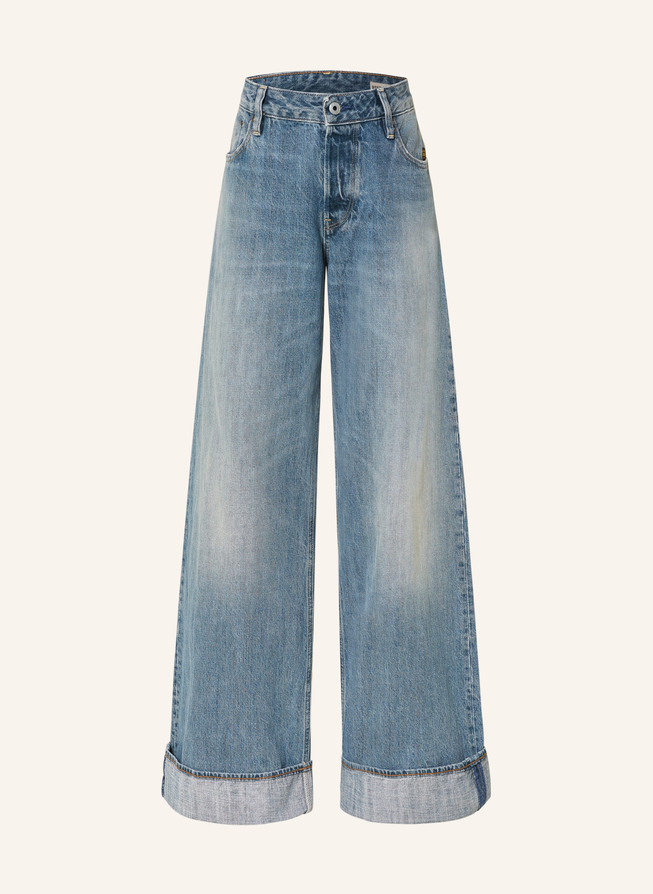 G-Star Wide Leg Jeans Roxx blau