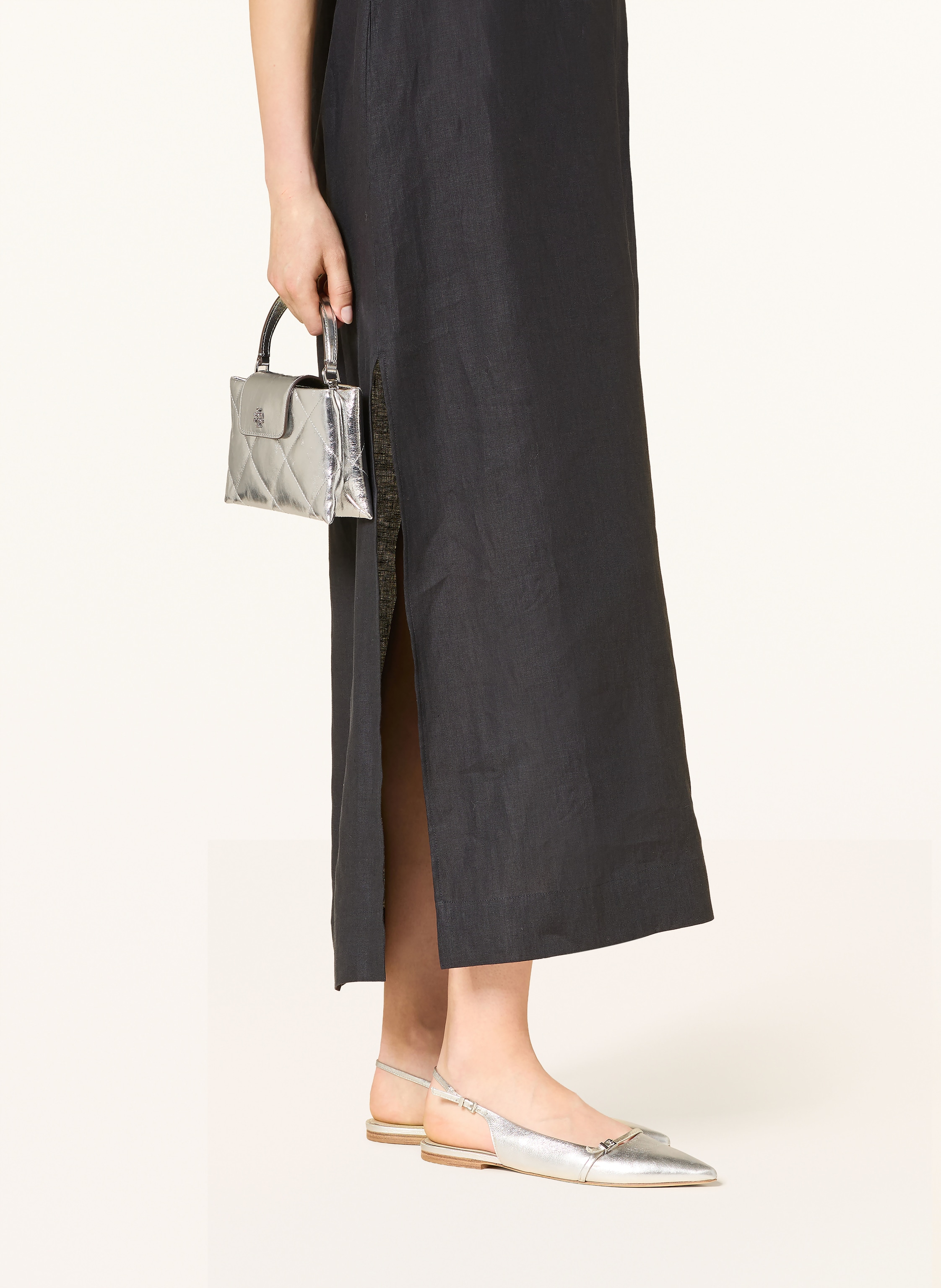 Thumbnail - Peserico Leinenkleid blau