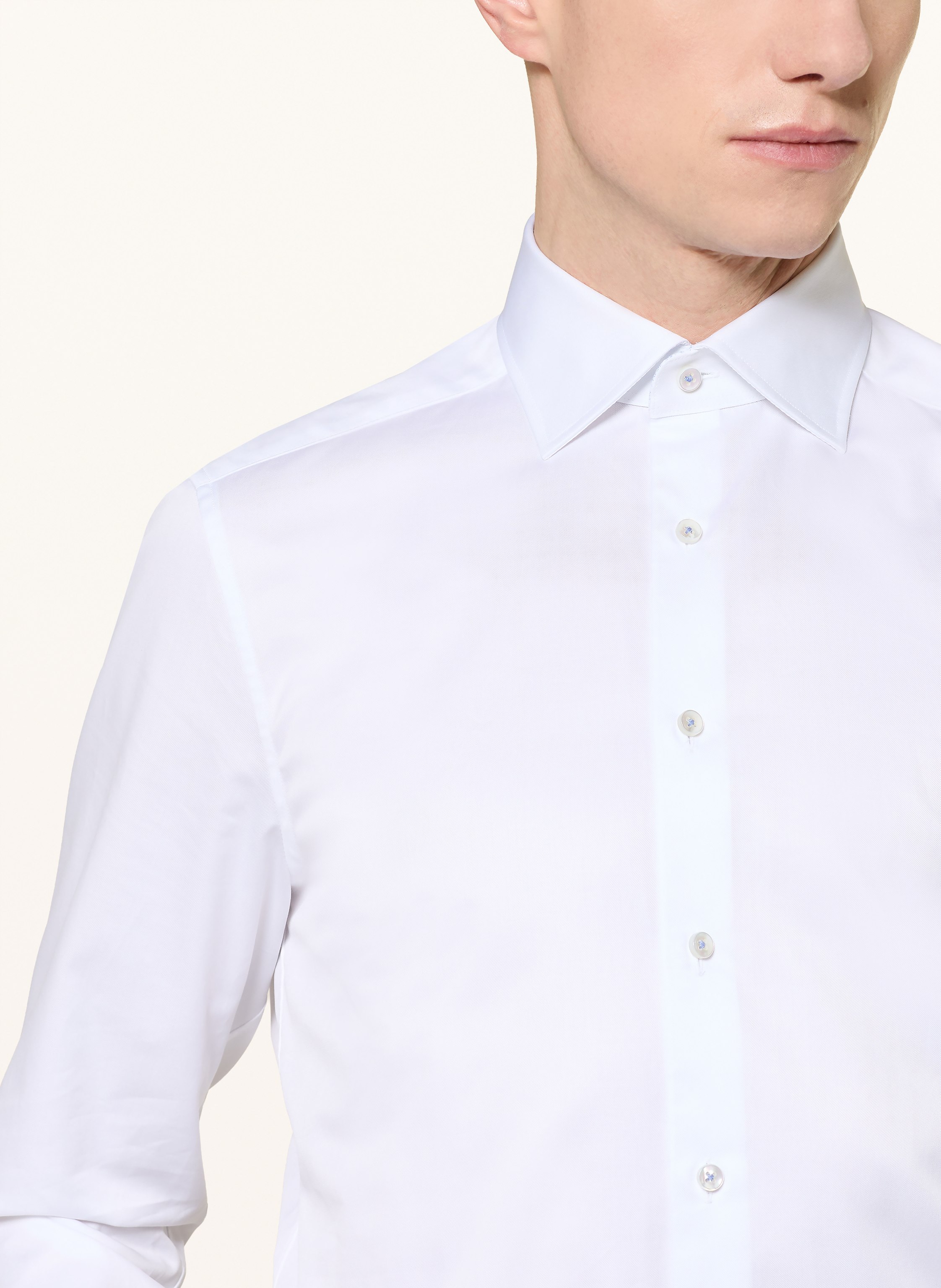 Thumbnail - Stenströms Hemd Slimline Fit weiss