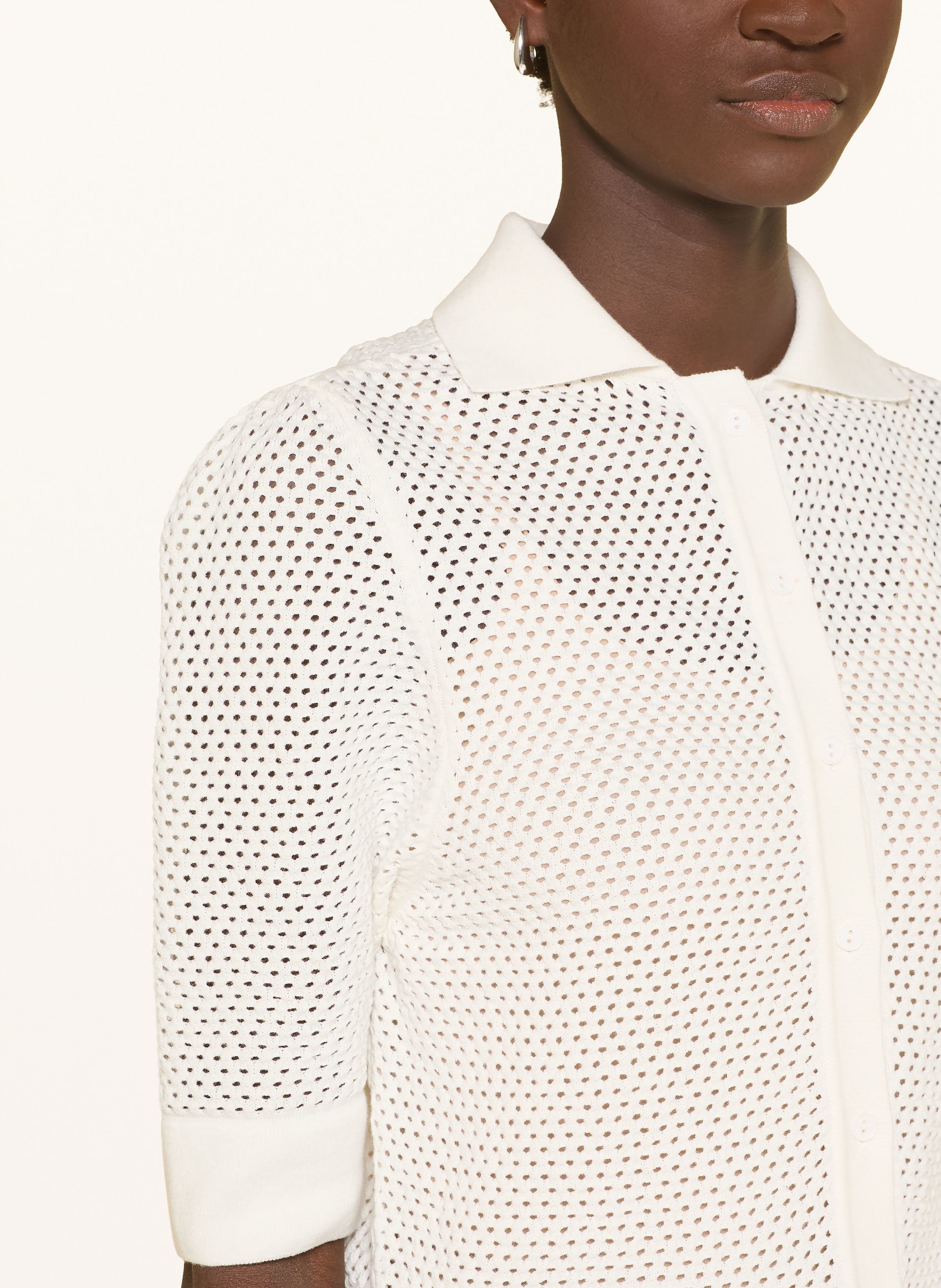 Thumbnail - Lanius Strickjacke weiss