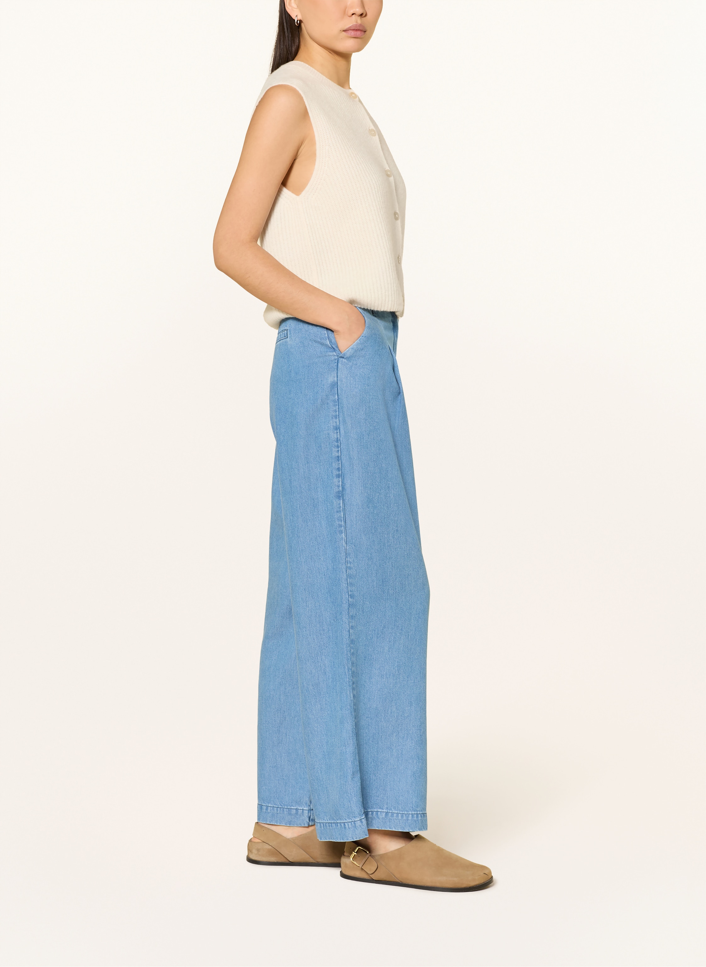 Thumbnail - Lanius Wide Leg Jeans blau