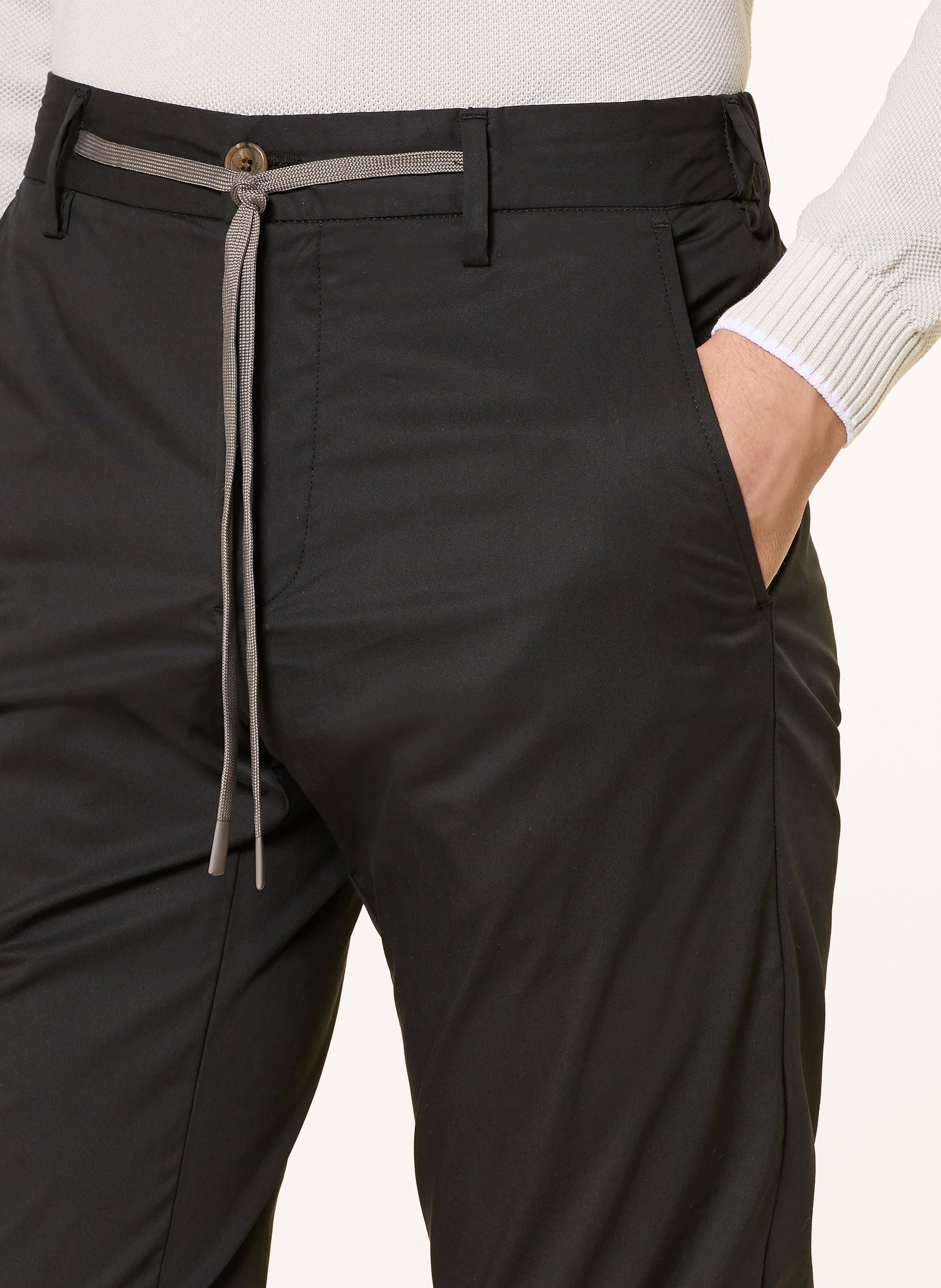 Thumbnail - Myths Hose Extra Slim Fit schwarz